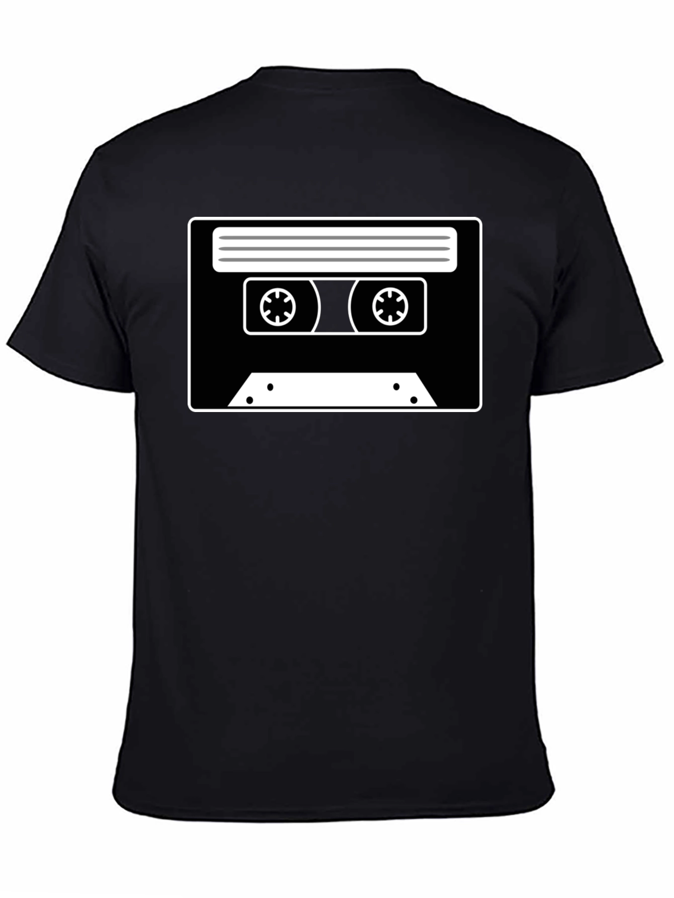 Retro Cassette Tape Graphic T-Shirt - Classic Cool