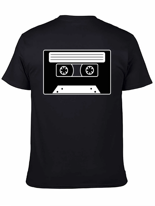 Retro Cassette Tape Graphic T-Shirt - Classic Cool