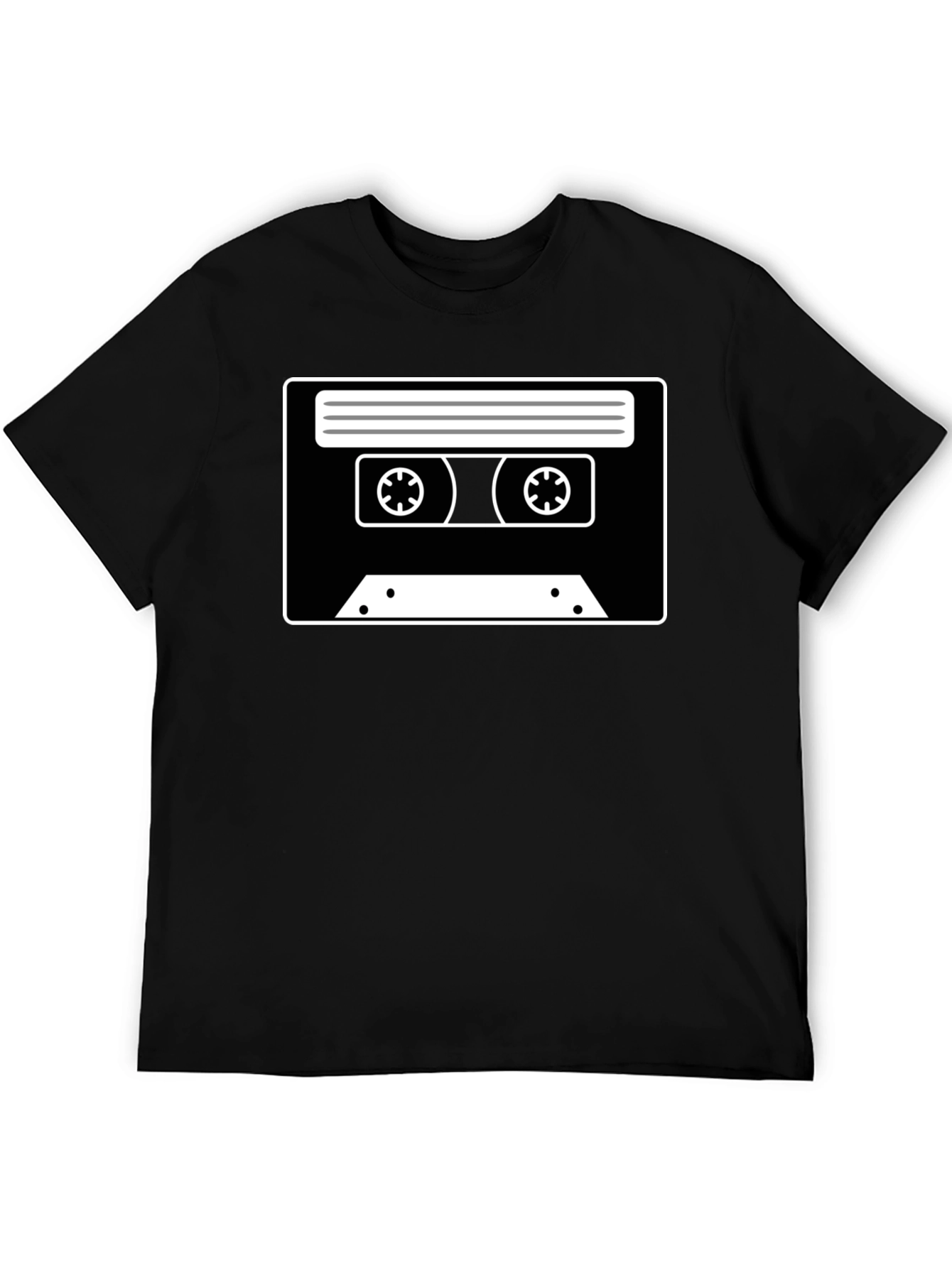 Retro Cassette Tape Graphic T-Shirt - Classic Cool