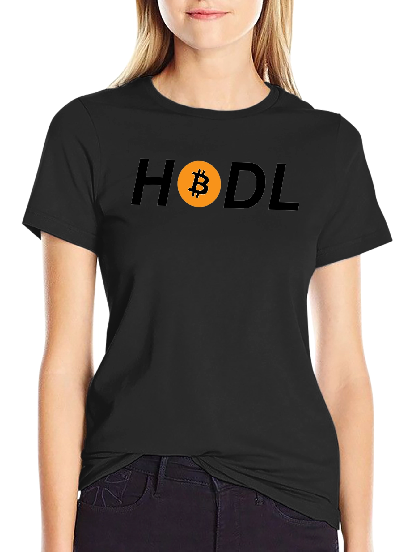 HODL Bitcoin Crypto T-Shirt - Black