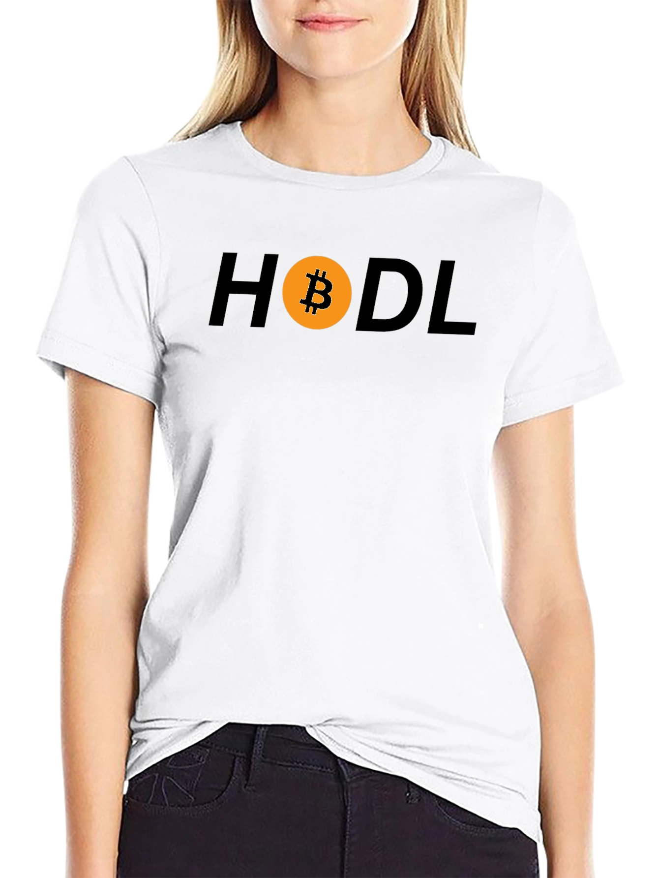 HODL Bitcoin Crypto T-Shirt - Black