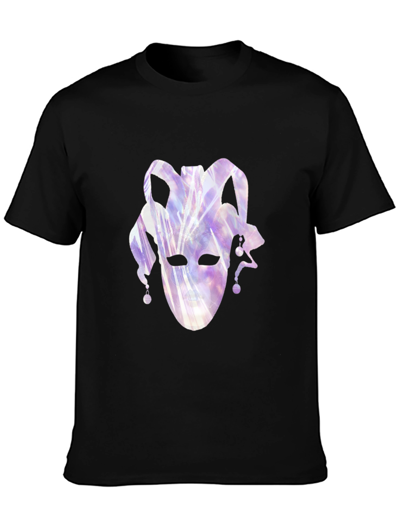 Jester Mask Graphic Tee - Black