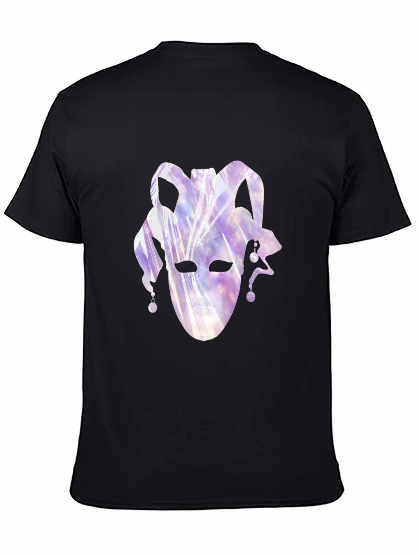 Jester Mask Graphic Tee - Black