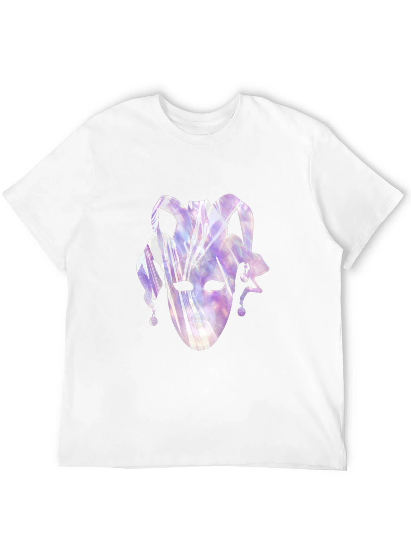 Jester Mask Graphic Tee - Black