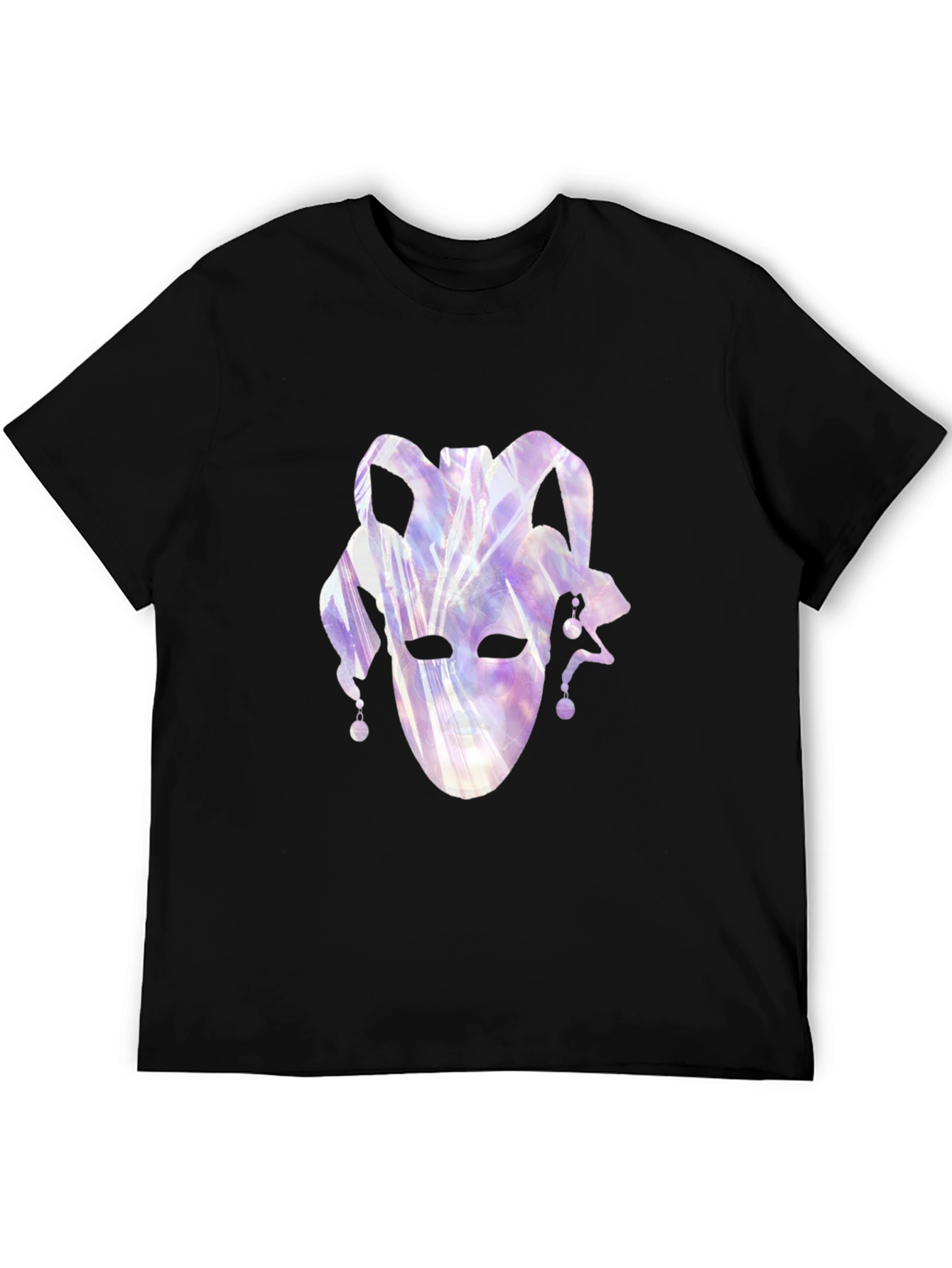 Jester Mask Graphic Tee - Black