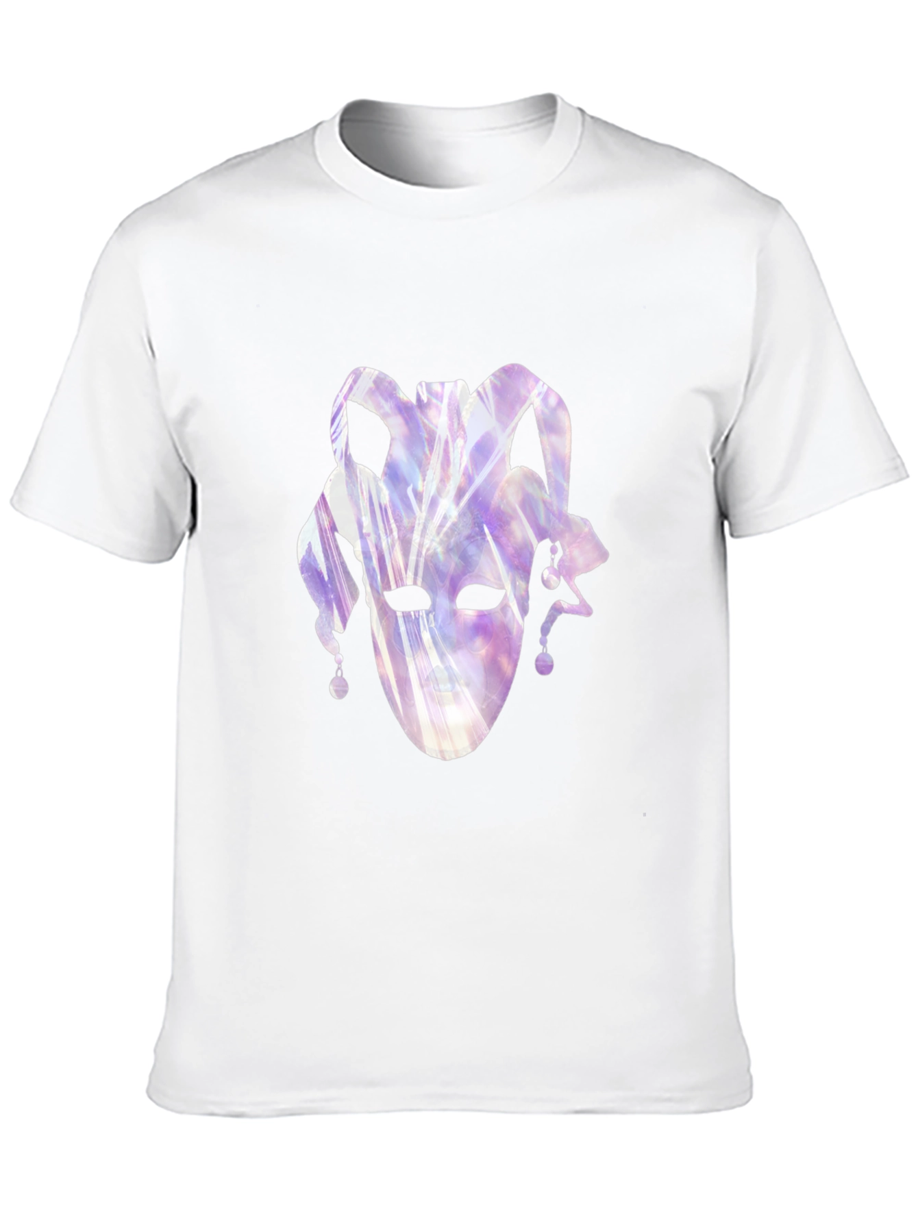 Jester Mask Graphic Tee - Black