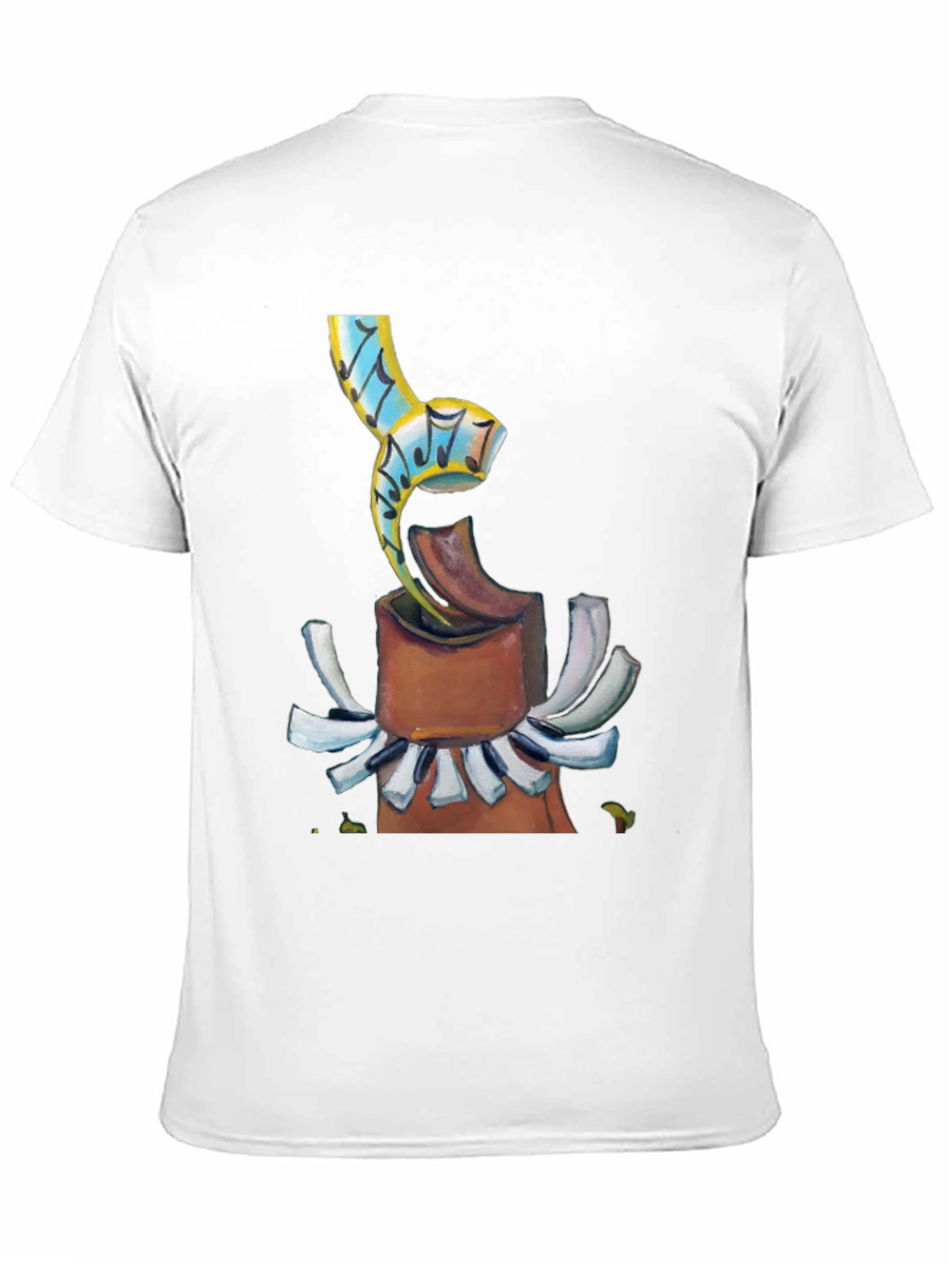 Abstract Music Theme Graphic T-Shirt
