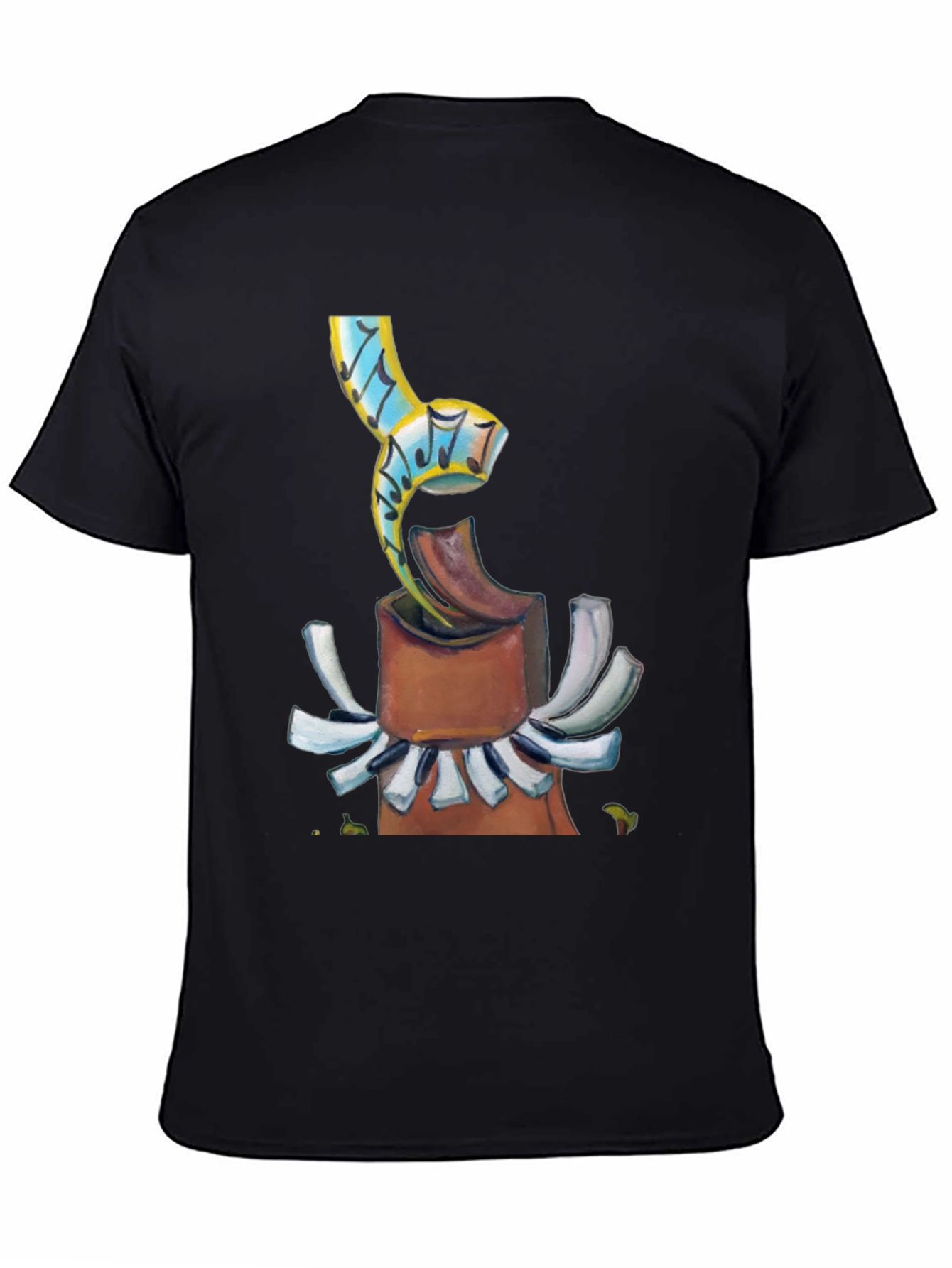 Abstract Music Theme Graphic T-Shirt