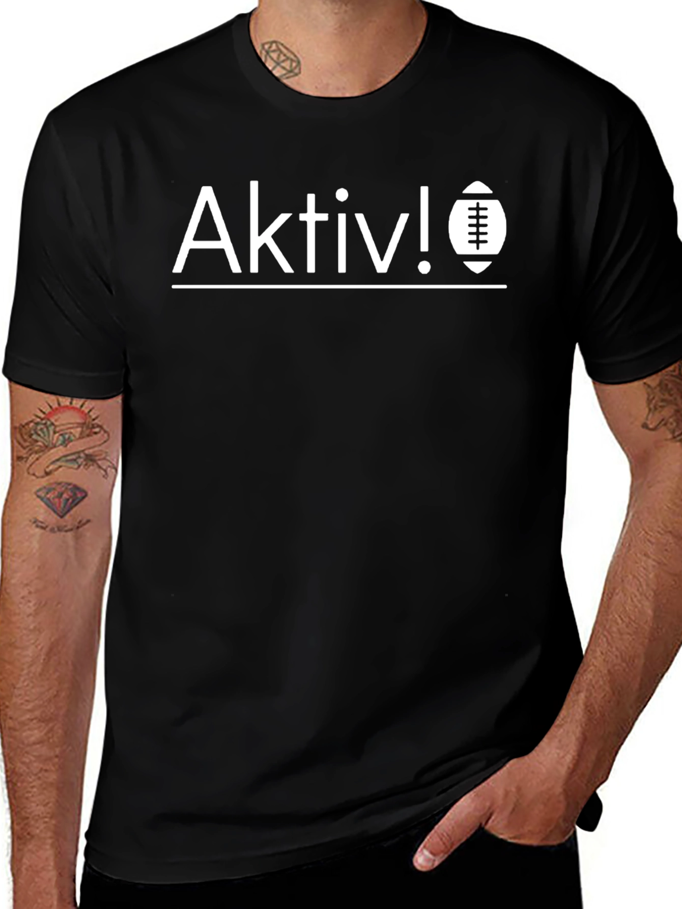 Aktiv! Football Graphic Tee - Stylish Sportswear