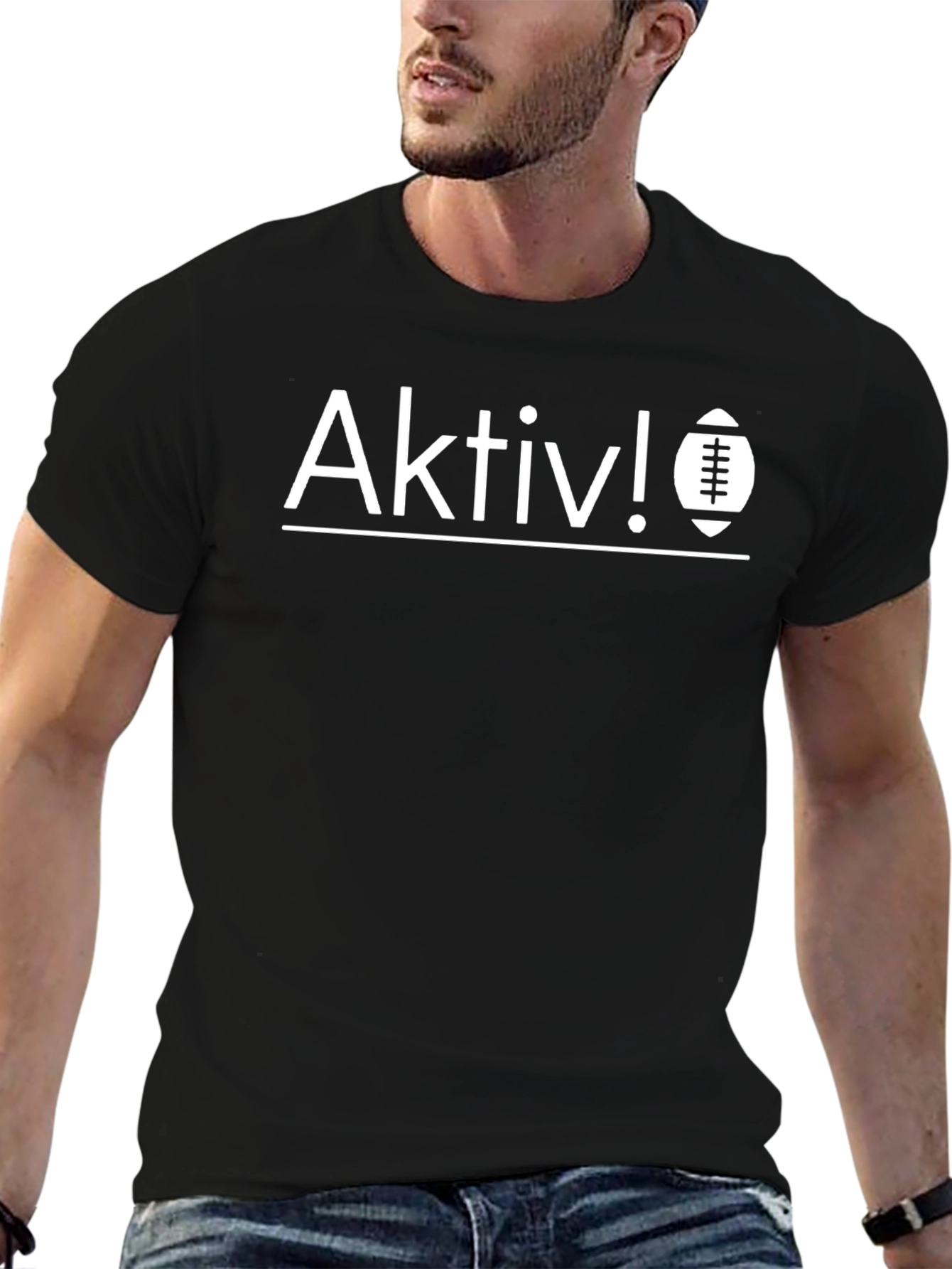 Aktiv! Football Graphic Tee - Stylish Sportswear