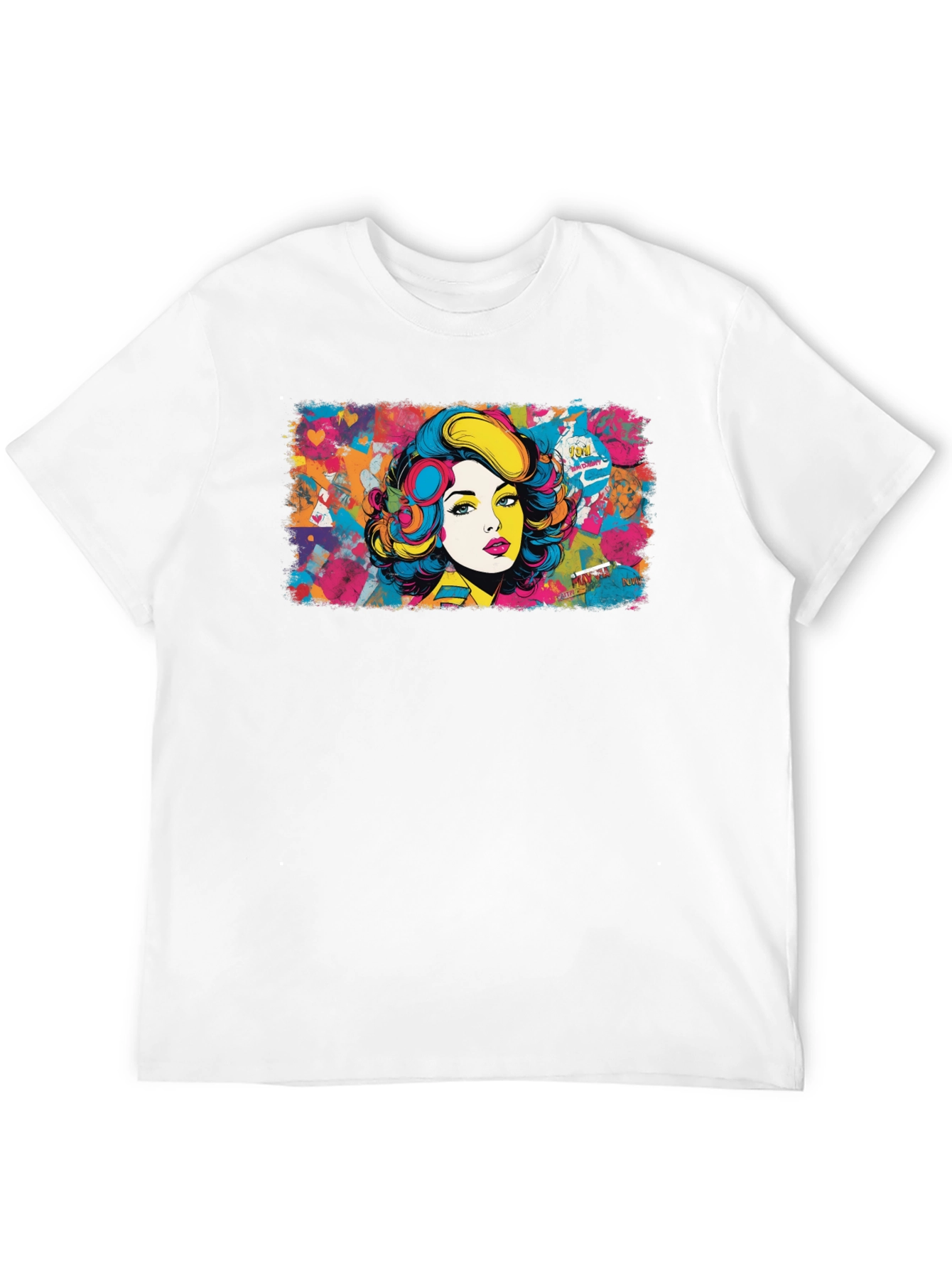 Pop Art Woman Graphic T-Shirt - Bold & Stylish