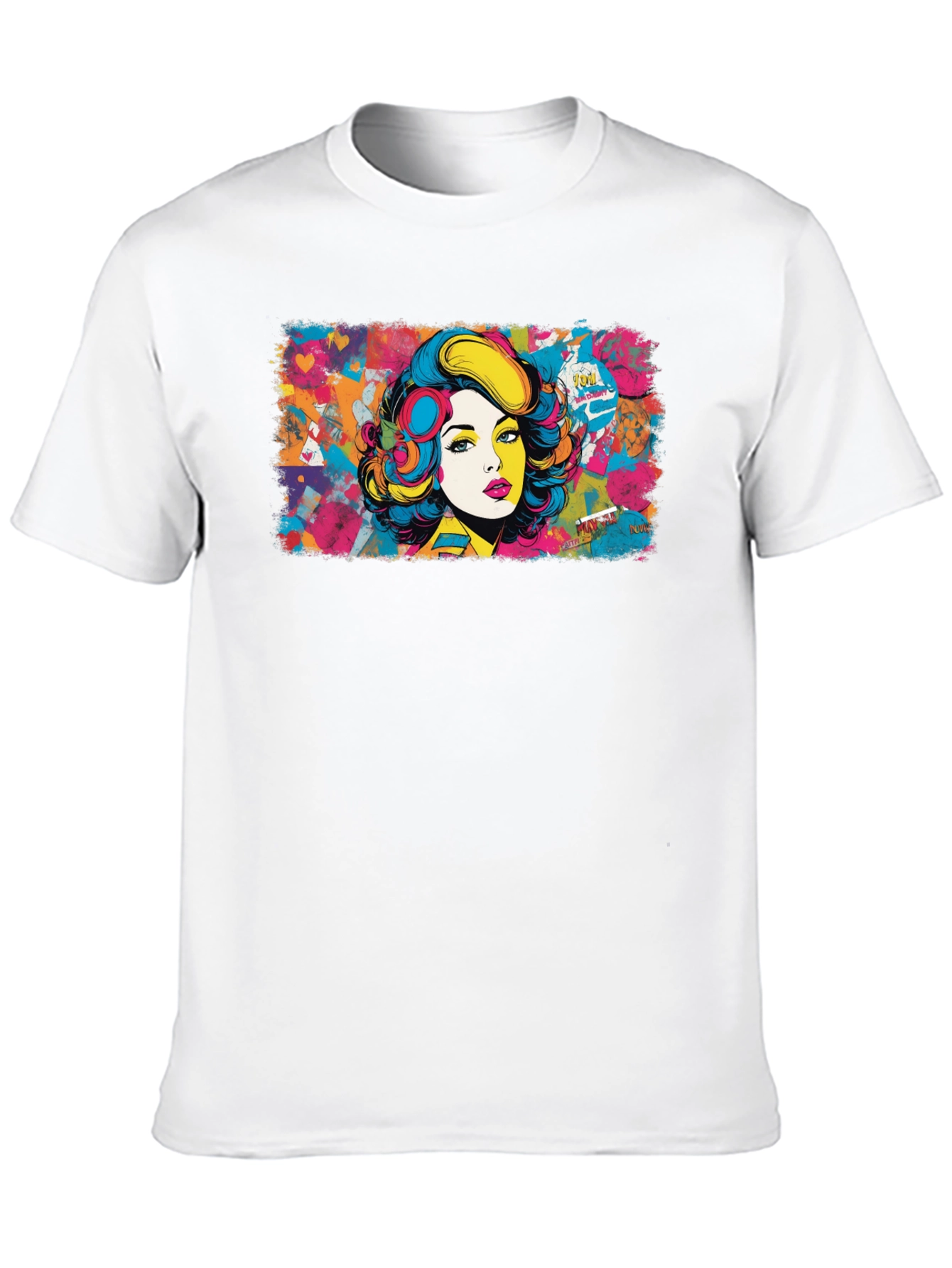 Pop Art Woman Graphic T-Shirt - Bold & Stylish