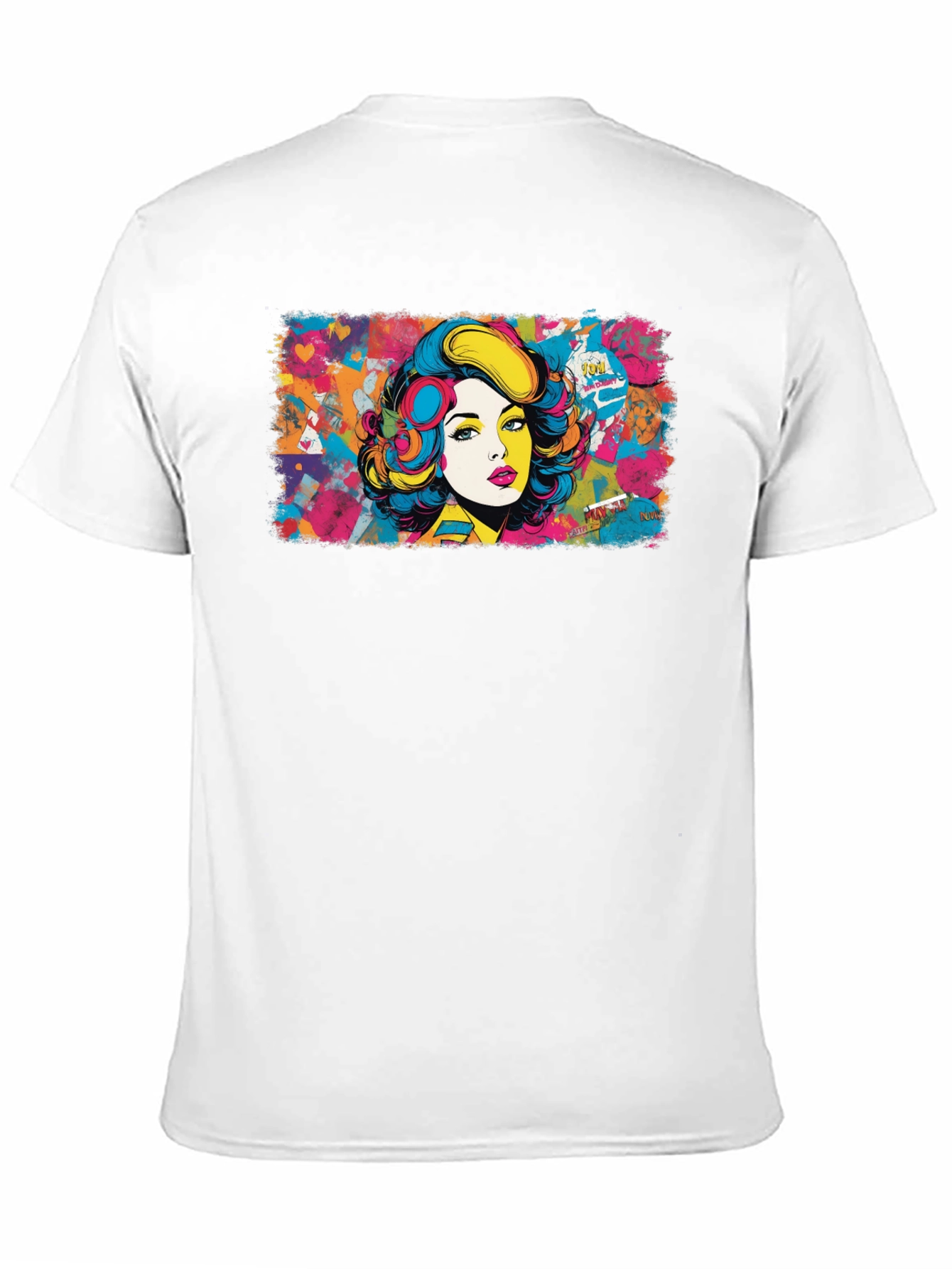 Pop Art Woman Graphic T-Shirt - Bold & Stylish