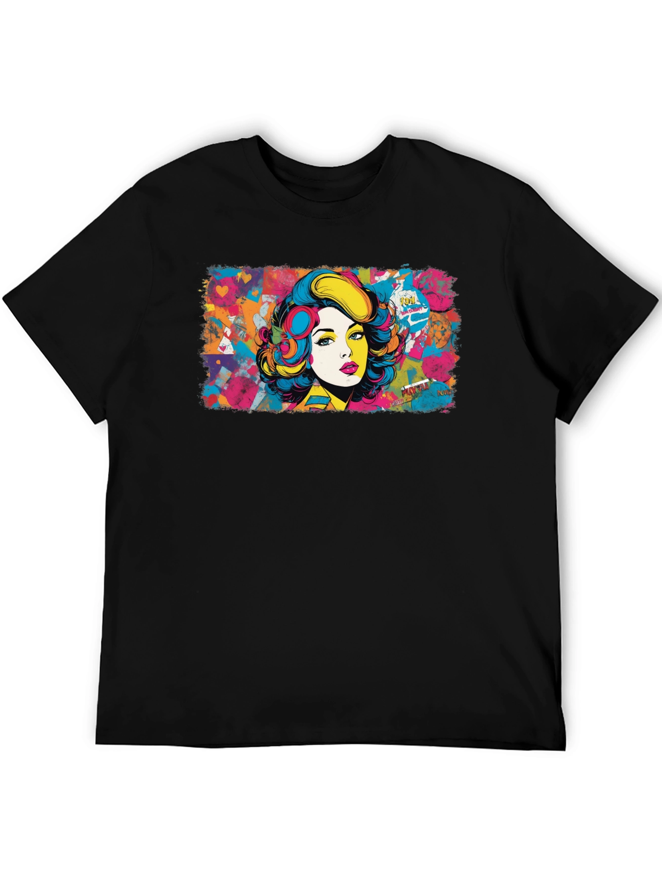 Pop Art Woman Graphic T-Shirt - Bold & Stylish
