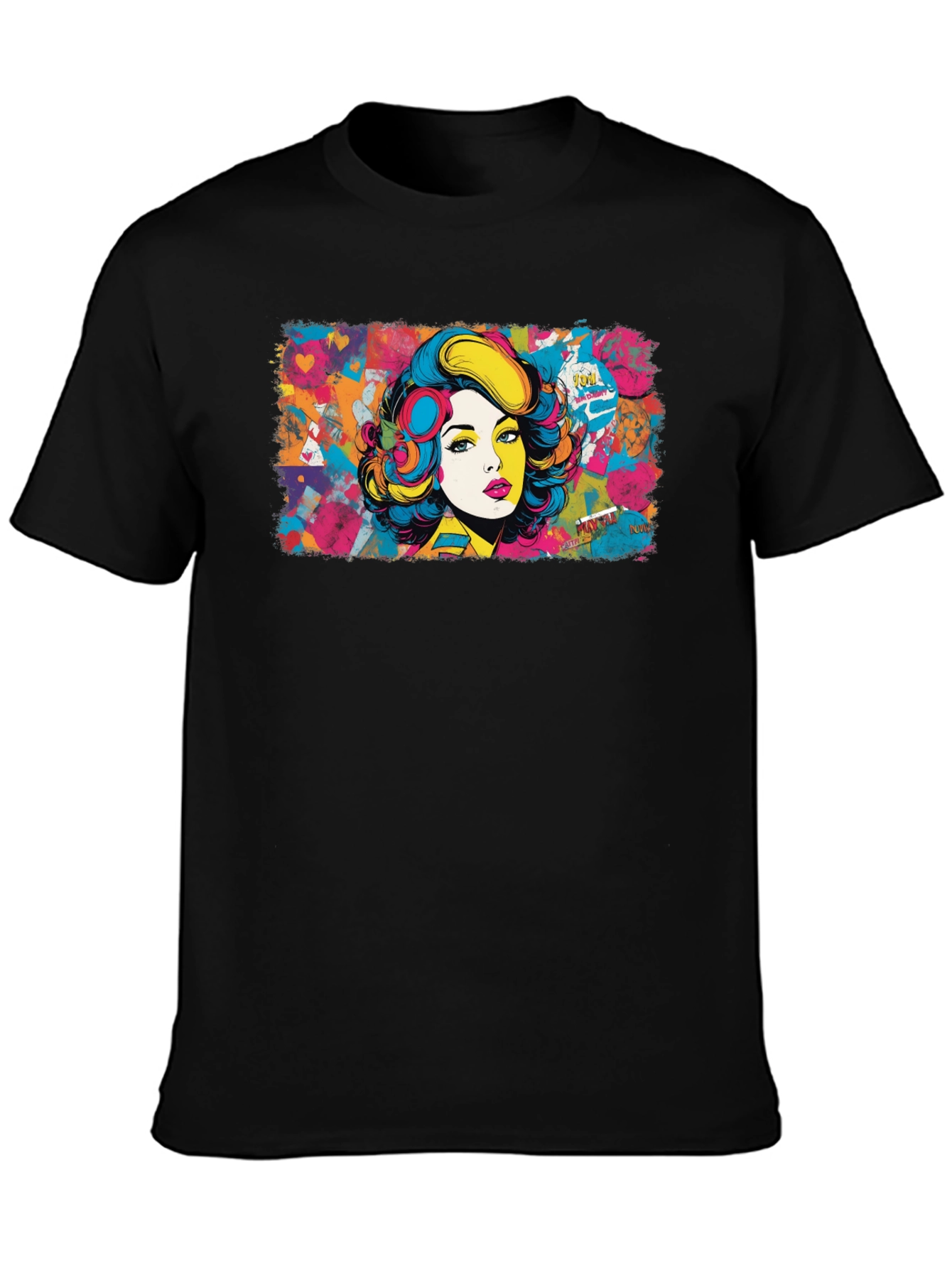 Pop Art Woman Graphic T-Shirt - Bold & Stylish