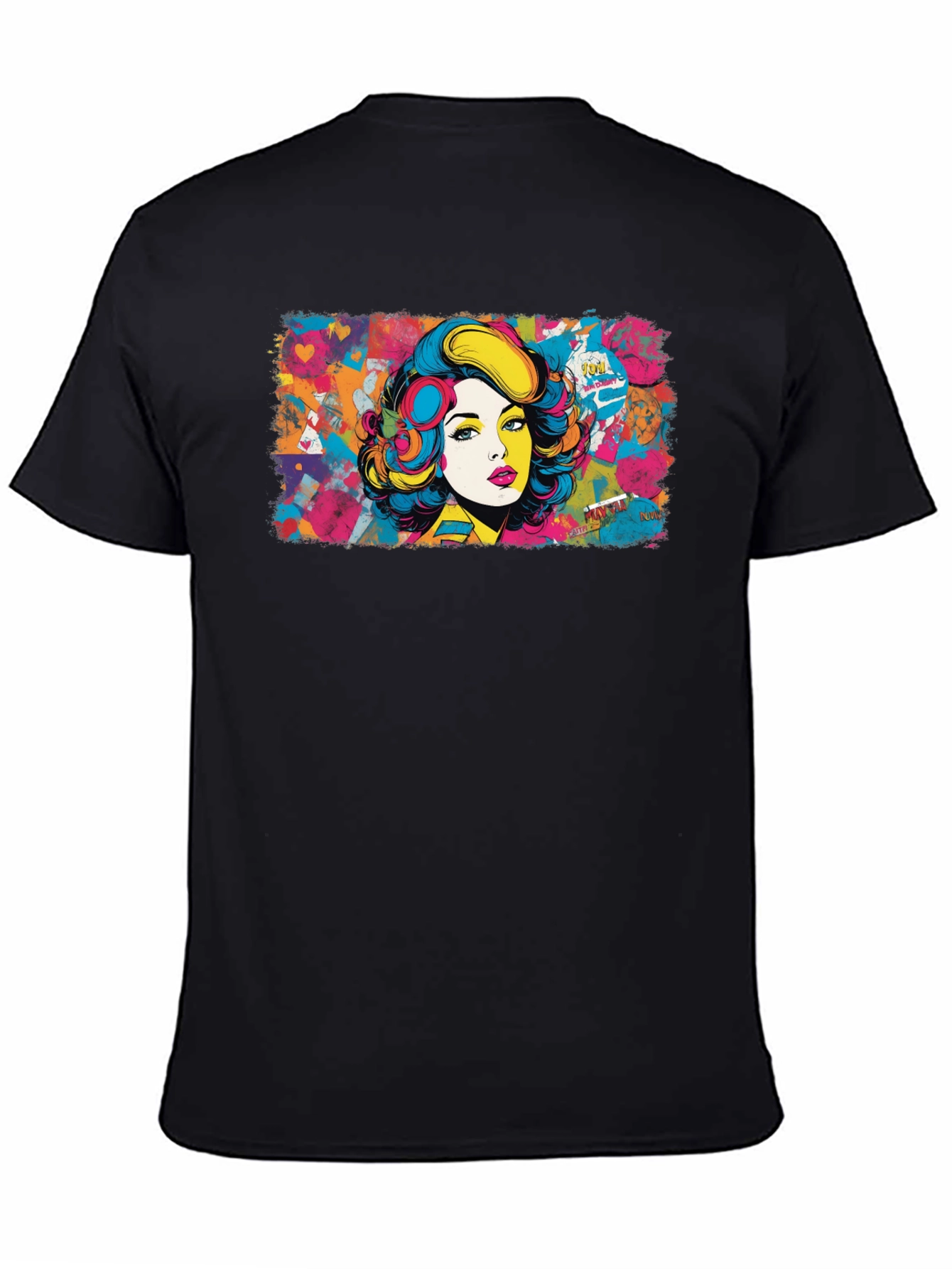 Pop Art Woman Graphic T-Shirt - Bold & Stylish