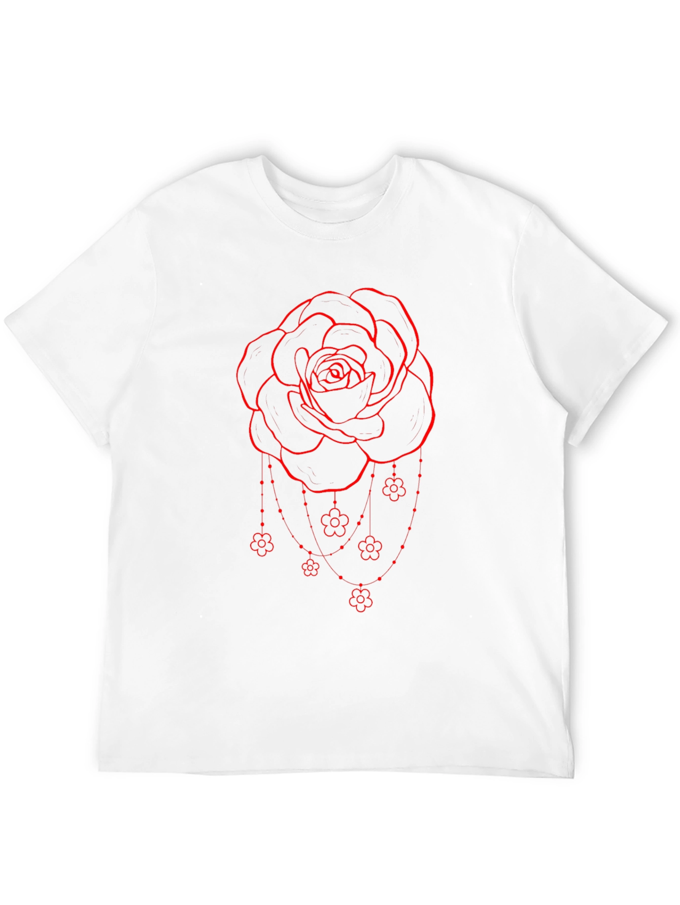 Rose Graphic T-Shirt - Black