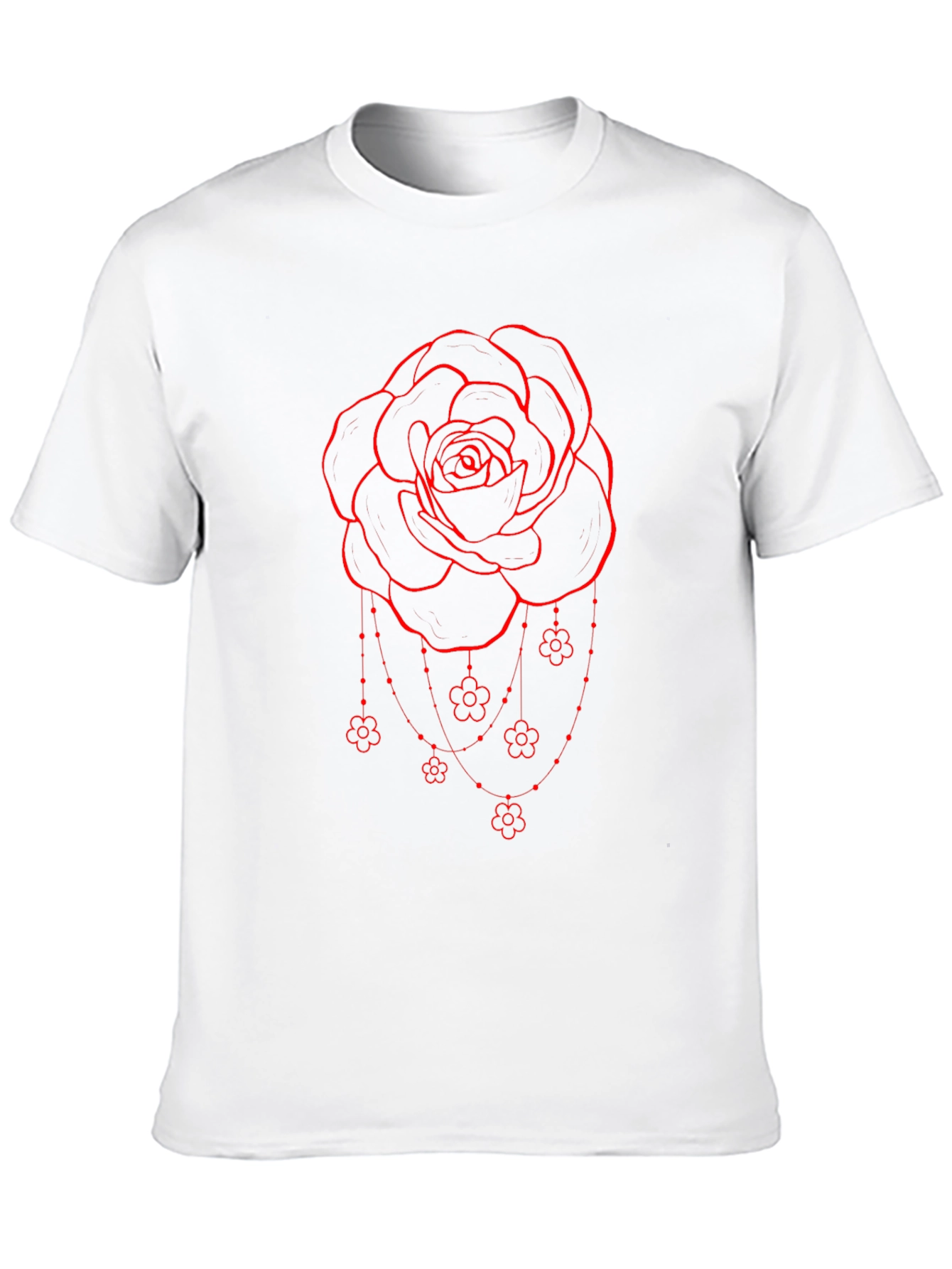 Rose Graphic T-Shirt - Black
