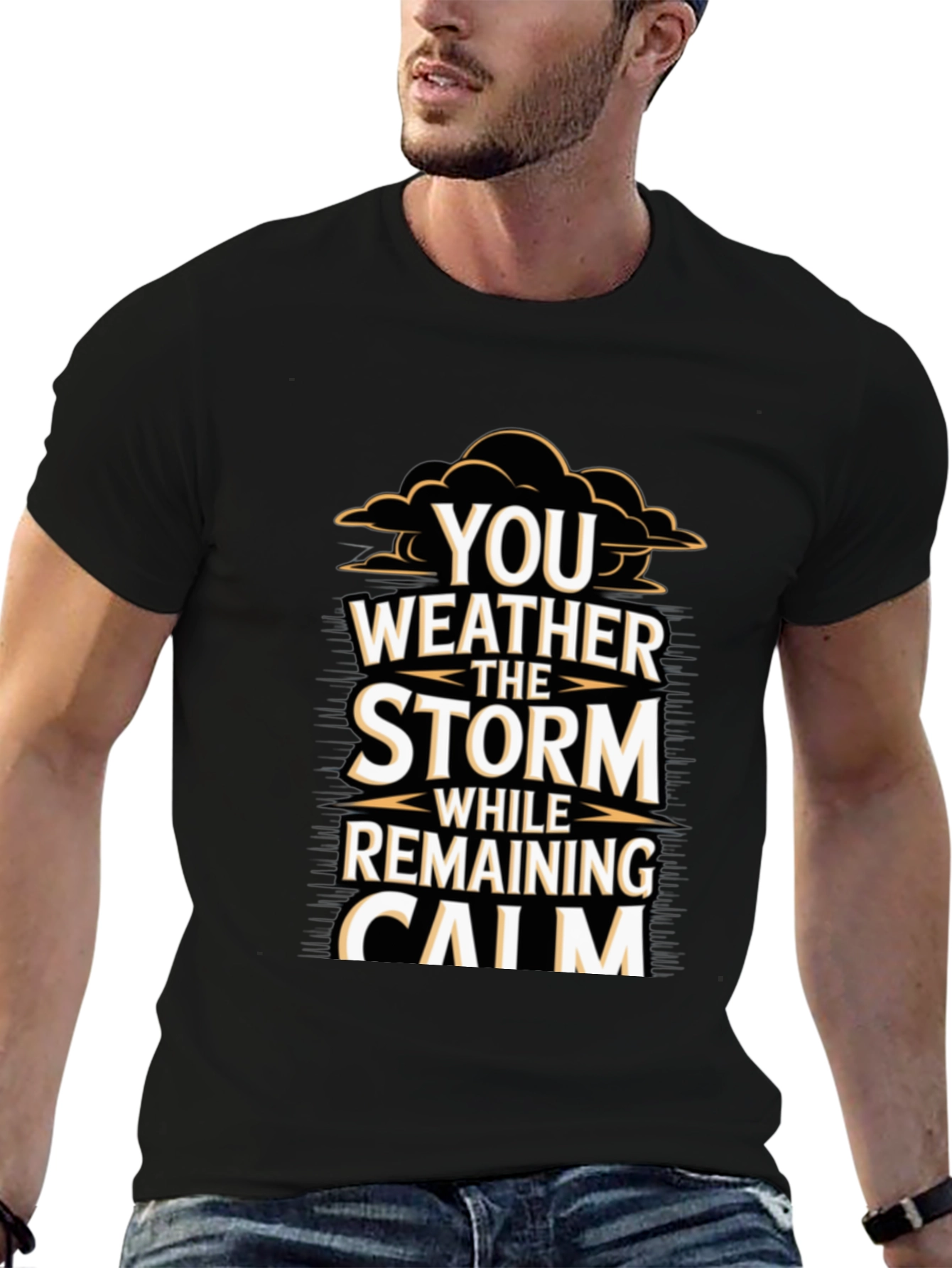 Weather the Storm Graphic Tee - Black