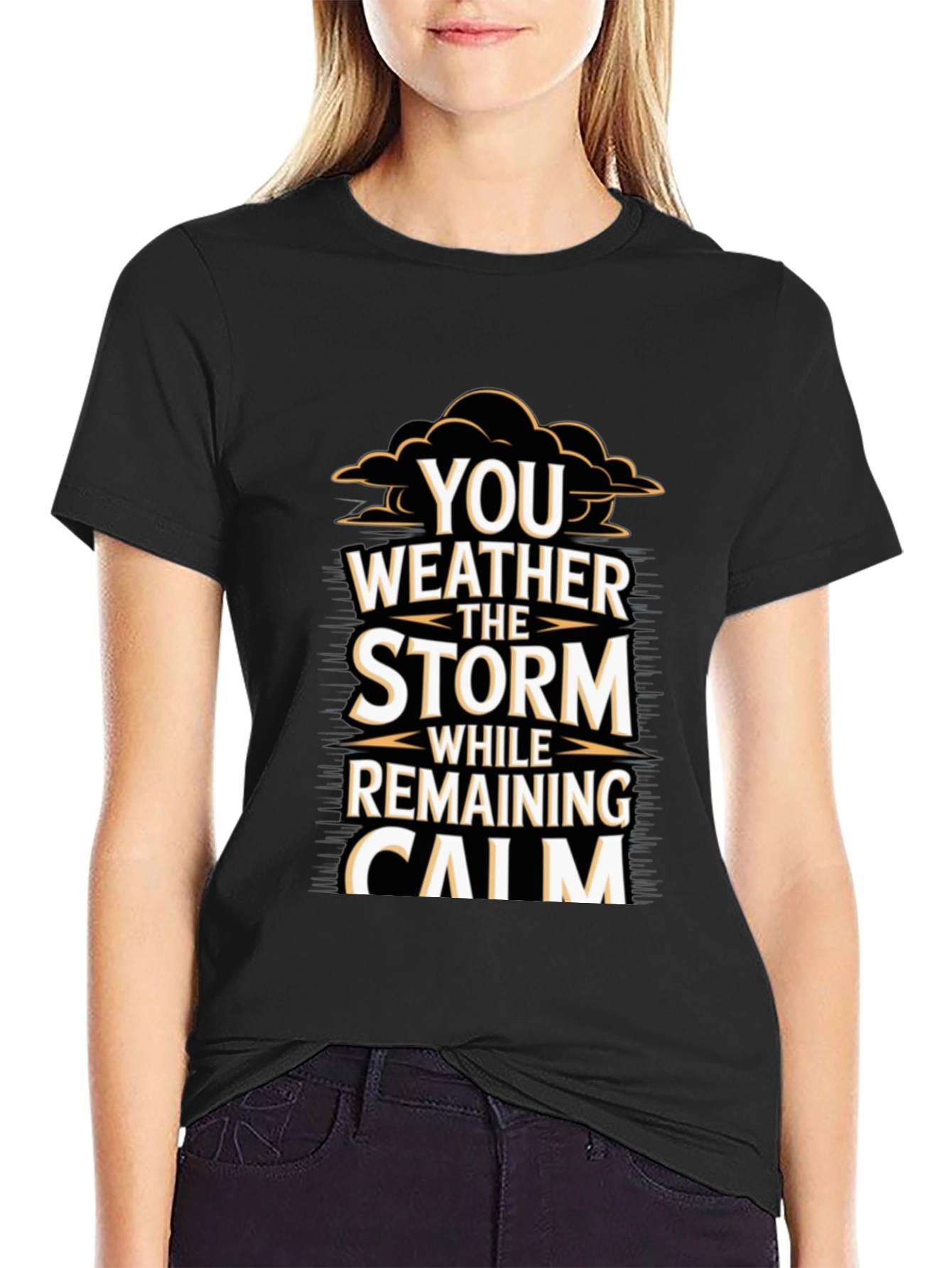 Weather the Storm Graphic Tee - Black