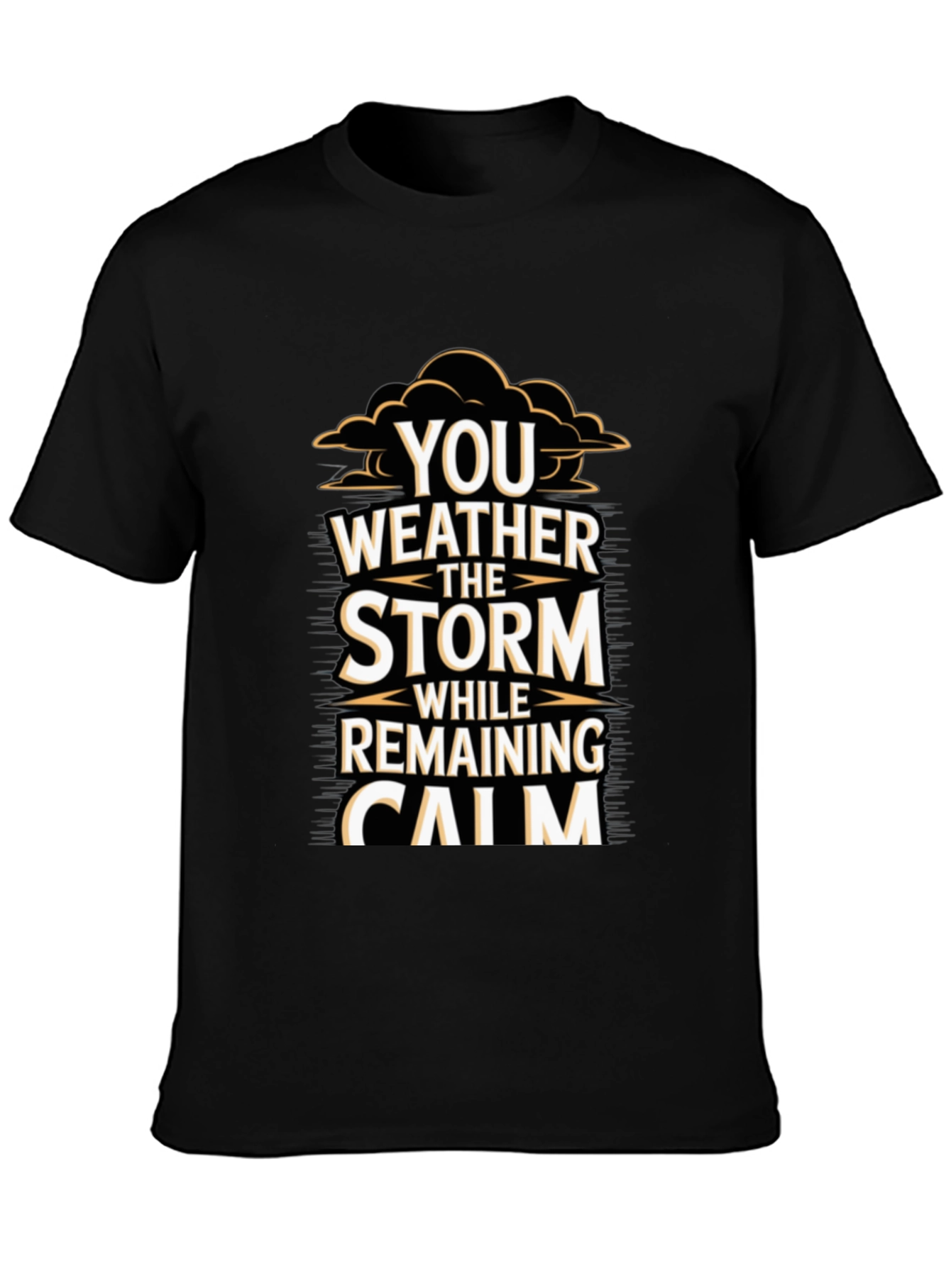 Weather the Storm Graphic Tee - Black