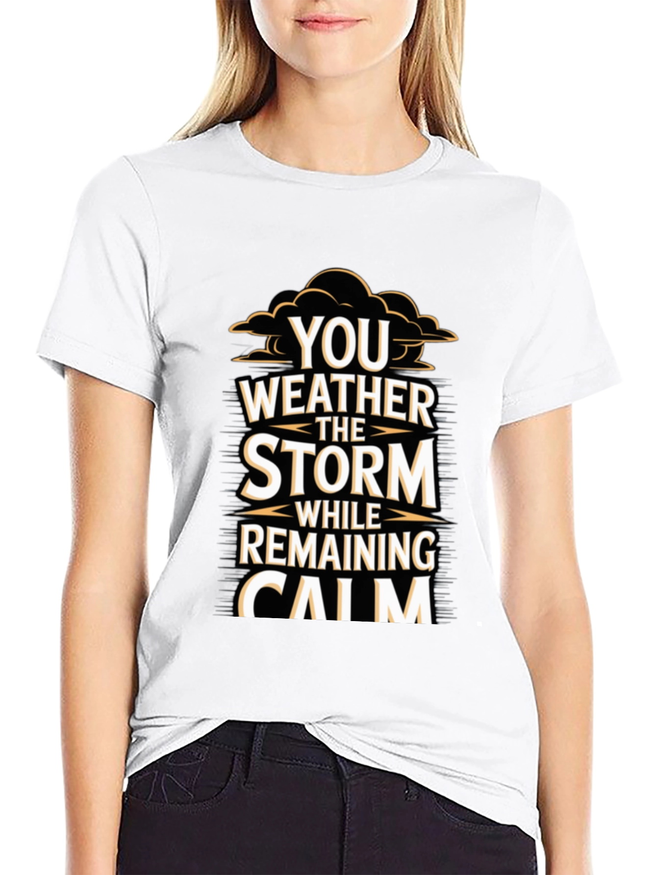 Weather the Storm Graphic Tee - Black