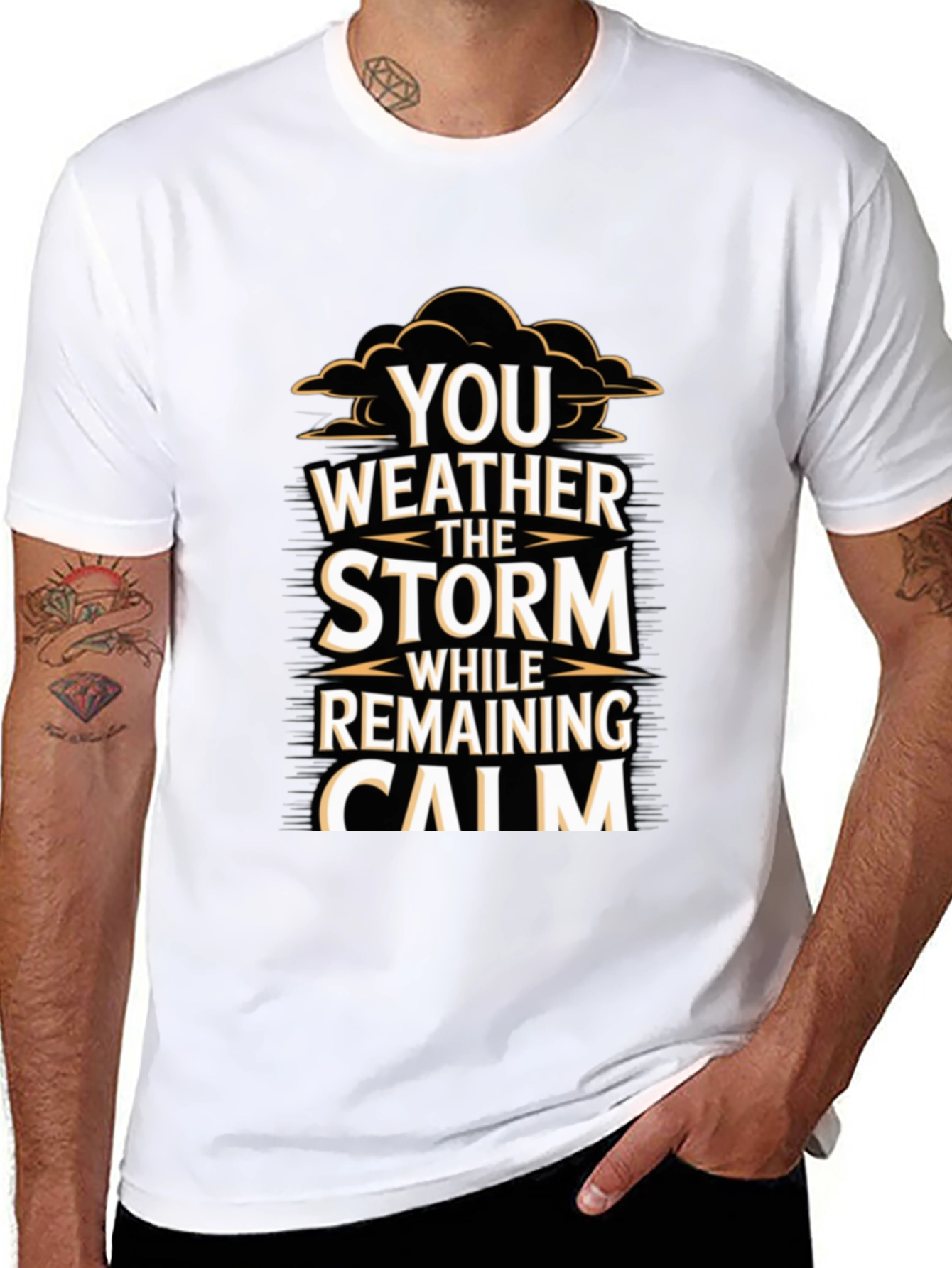 Weather the Storm Graphic Tee - Black