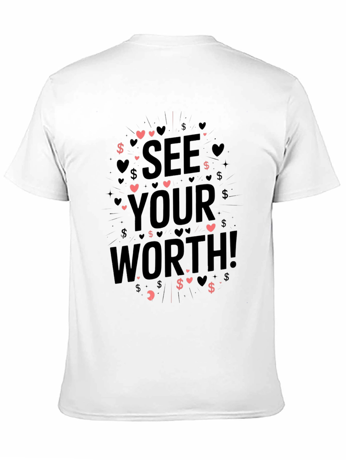 See Your Worth Black Graphic Tee