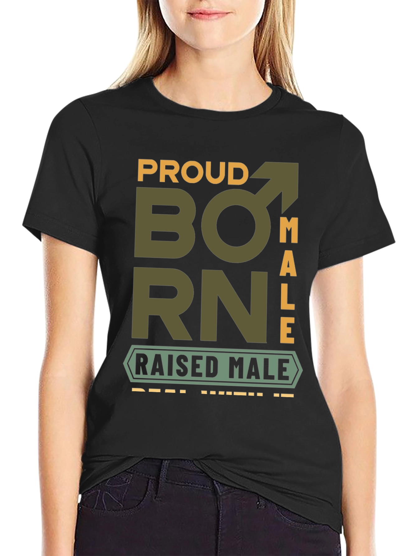 Proud Born Male T-Shirt