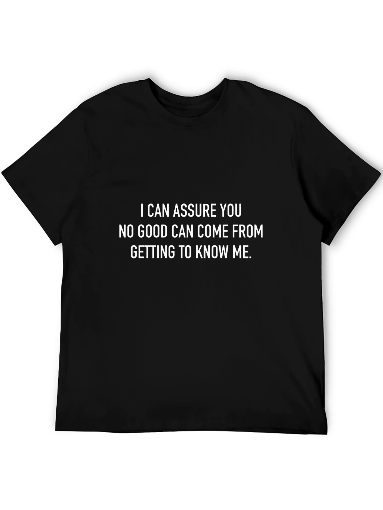 Warning Graphic T-Shirt - No Good Can Come
