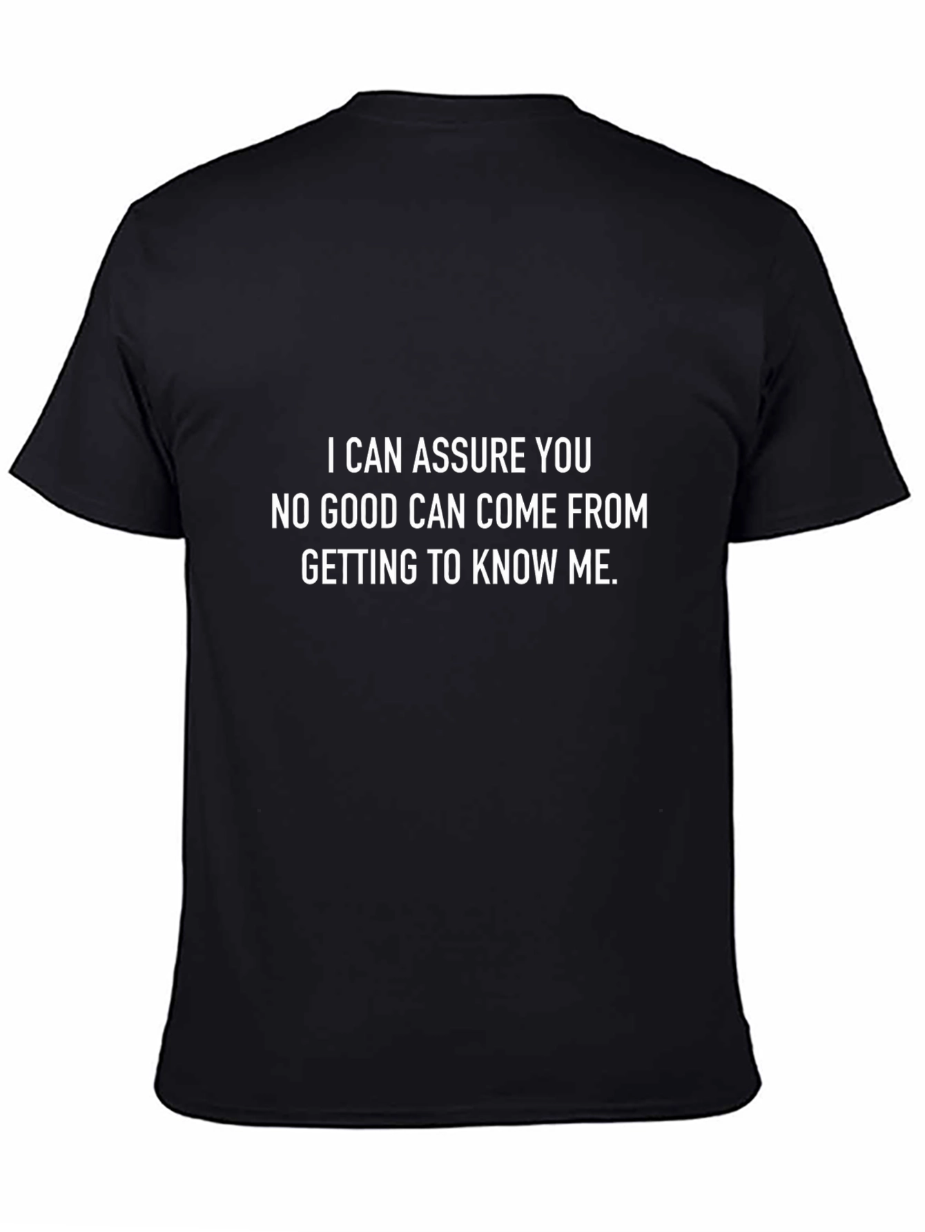 Warning Graphic T-Shirt - No Good Can Come