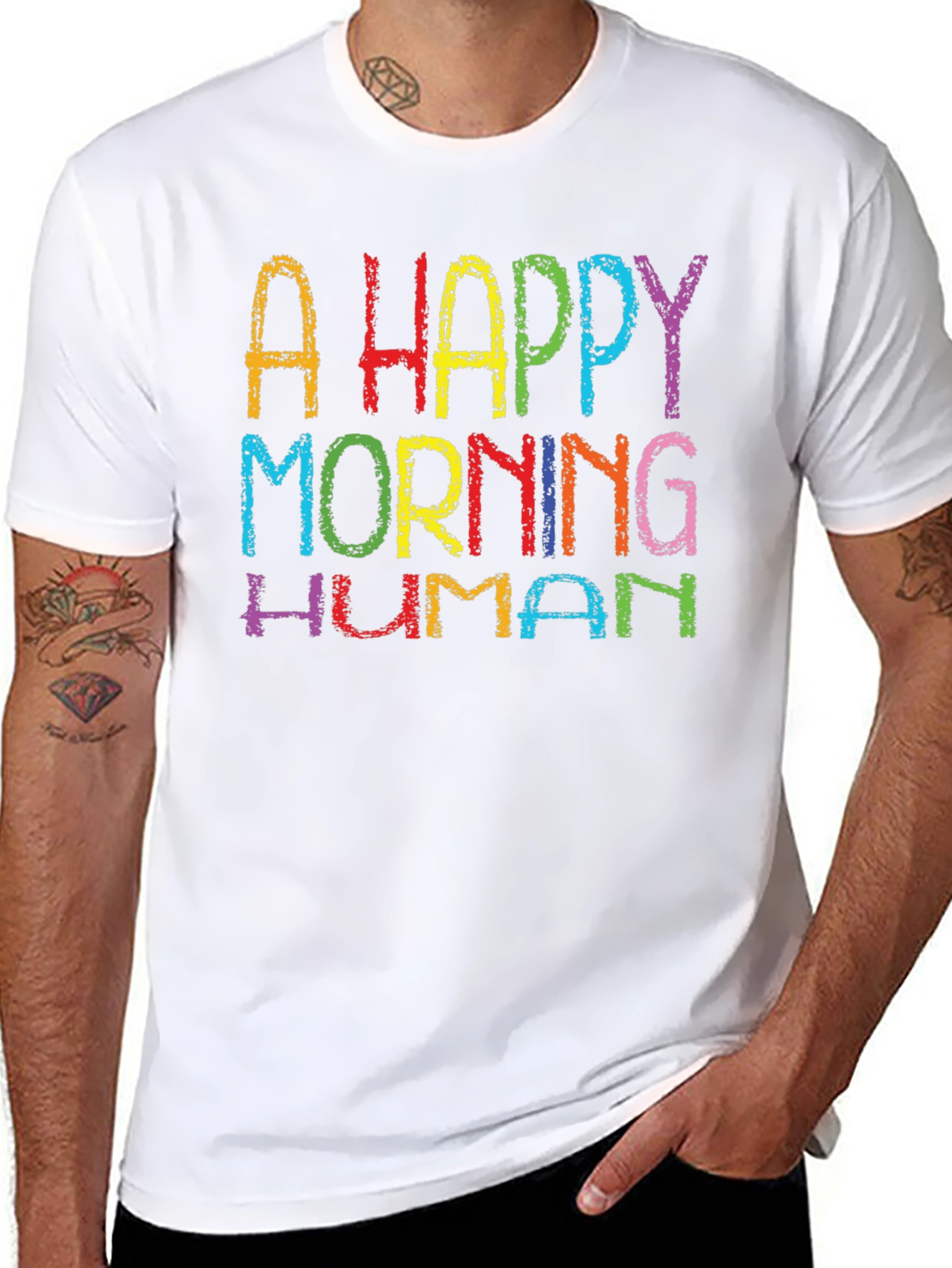 Happy Morning Human Graphic Tee