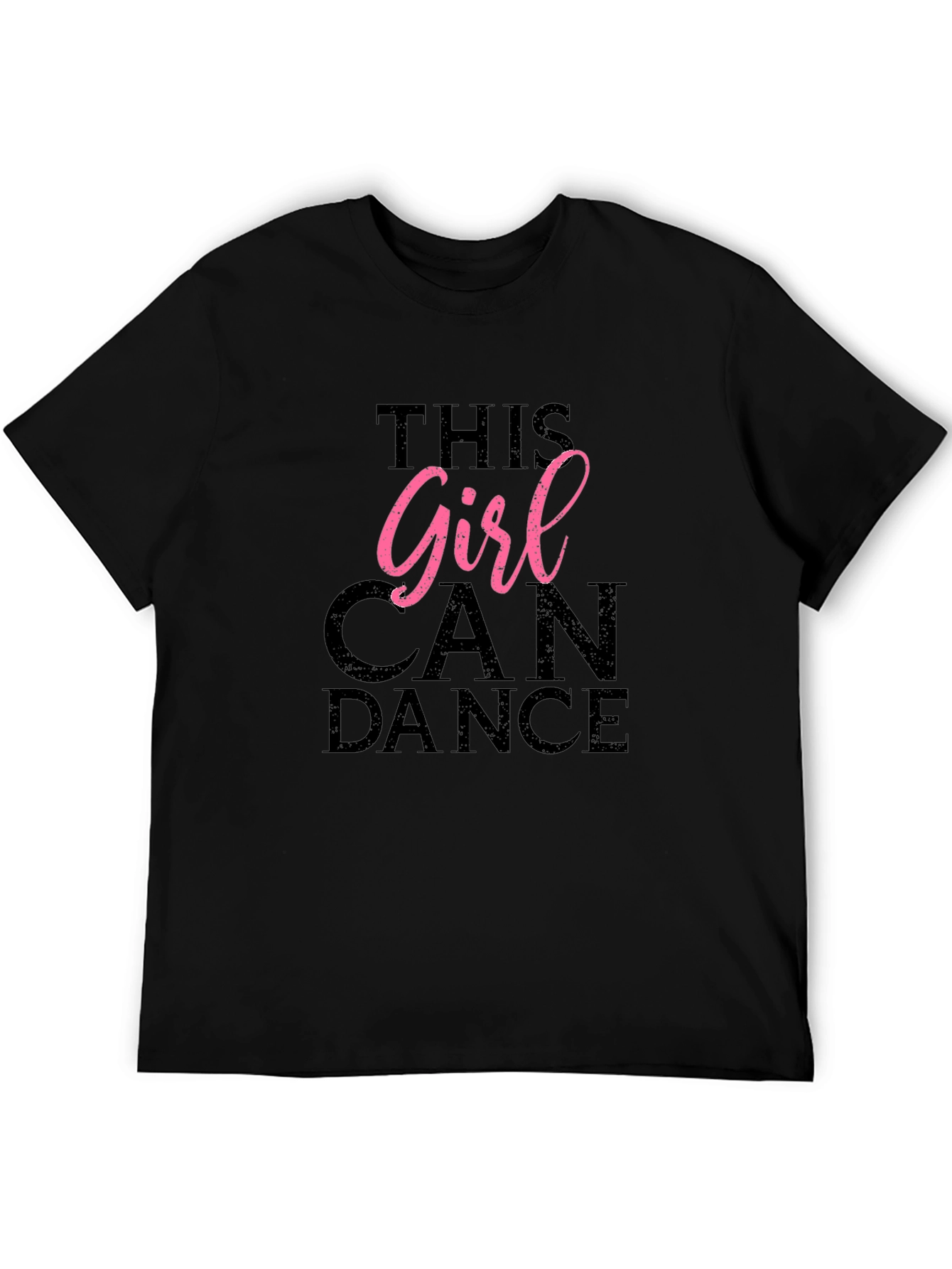 This Girl Can Dance Graphic Tee - Black