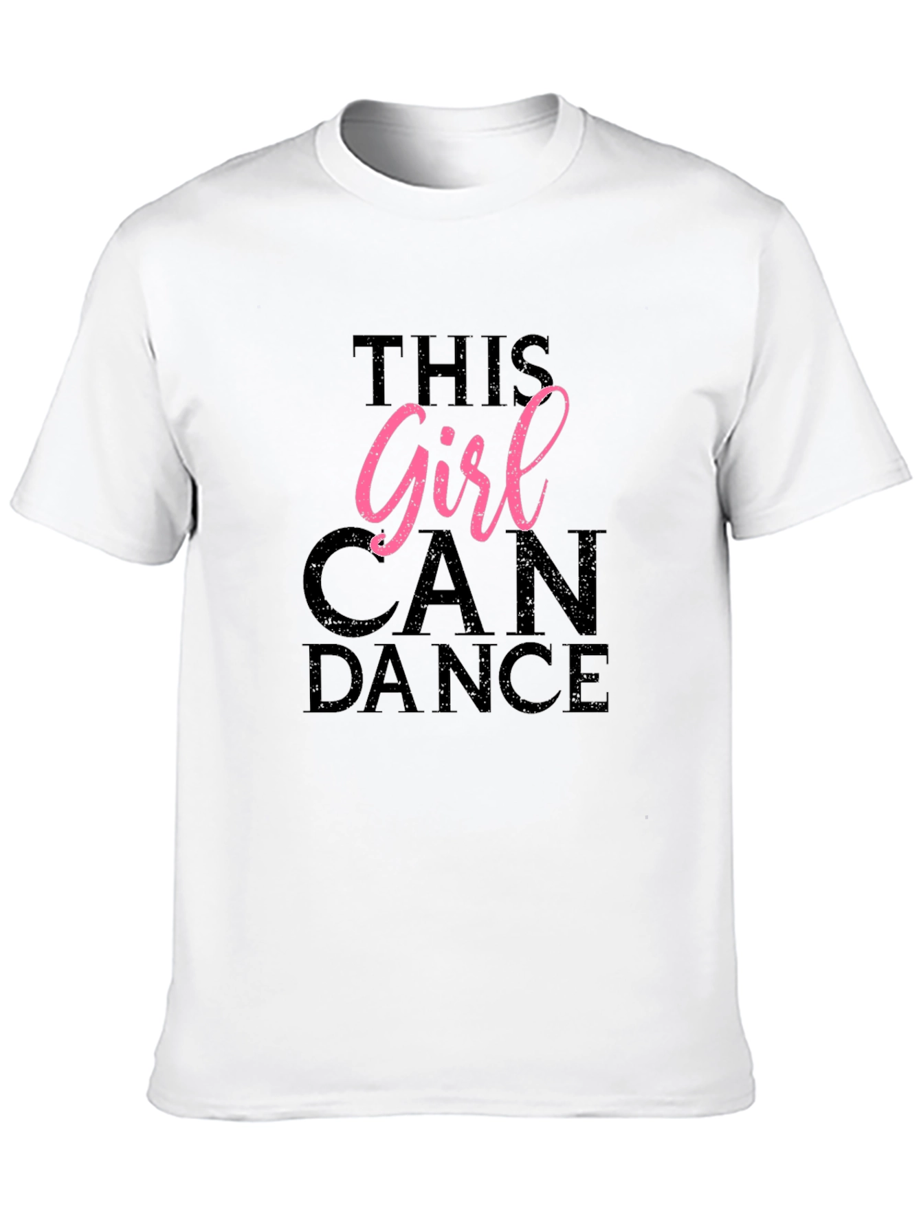 This Girl Can Dance Graphic Tee - Black