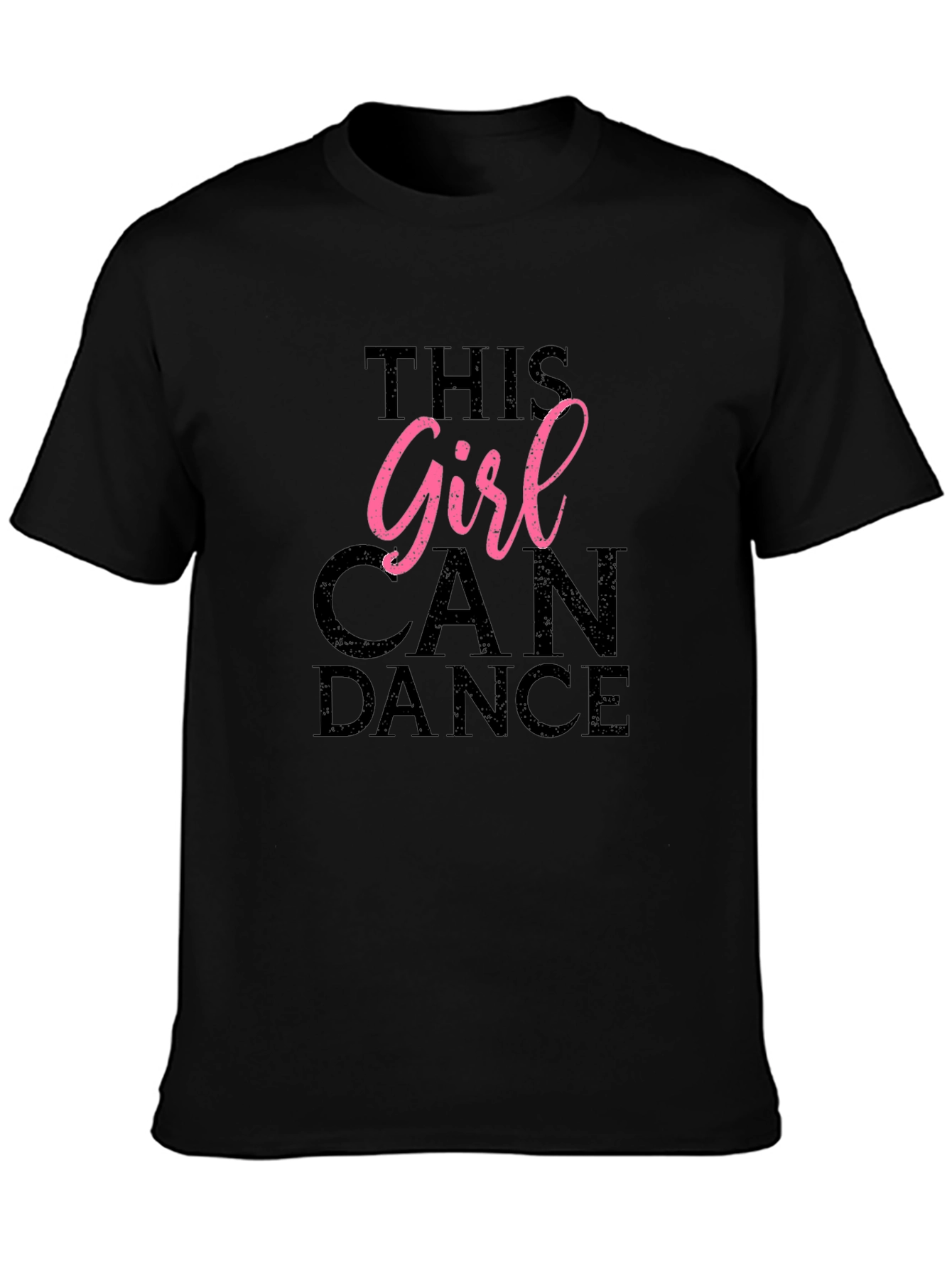 This Girl Can Dance Graphic Tee - Black