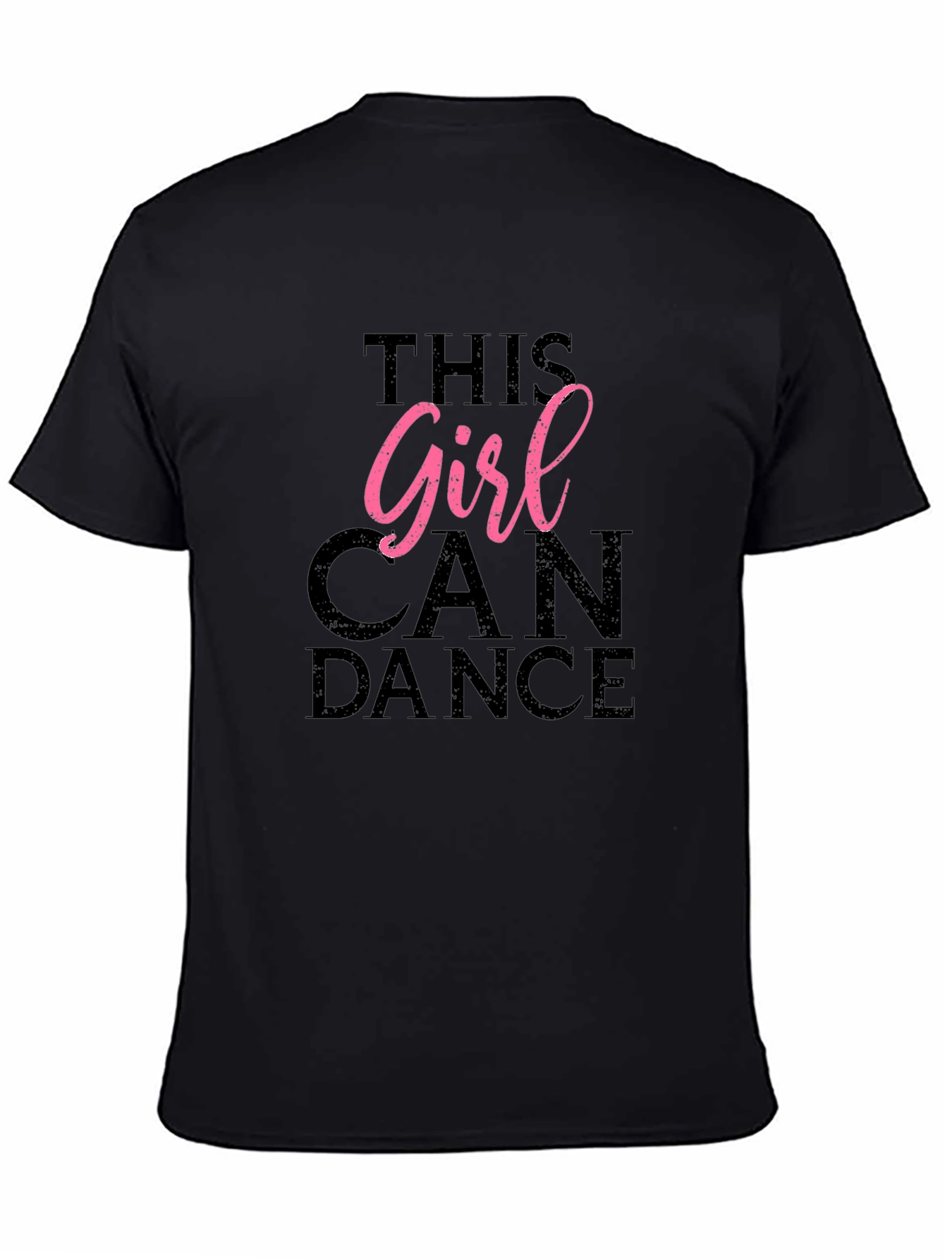 This Girl Can Dance Graphic Tee - Black