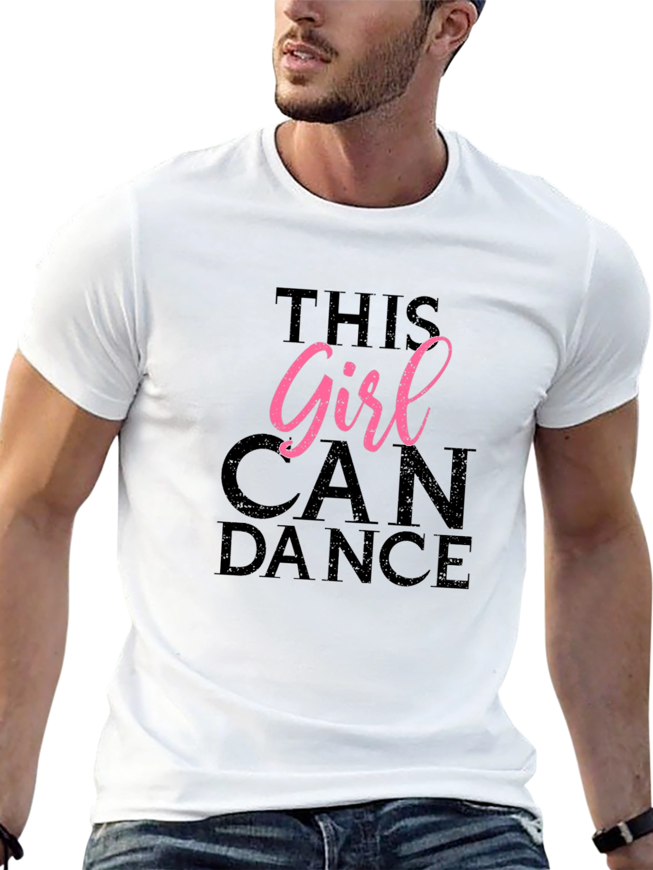 This Girl Can Dance Graphic Tee - Black
