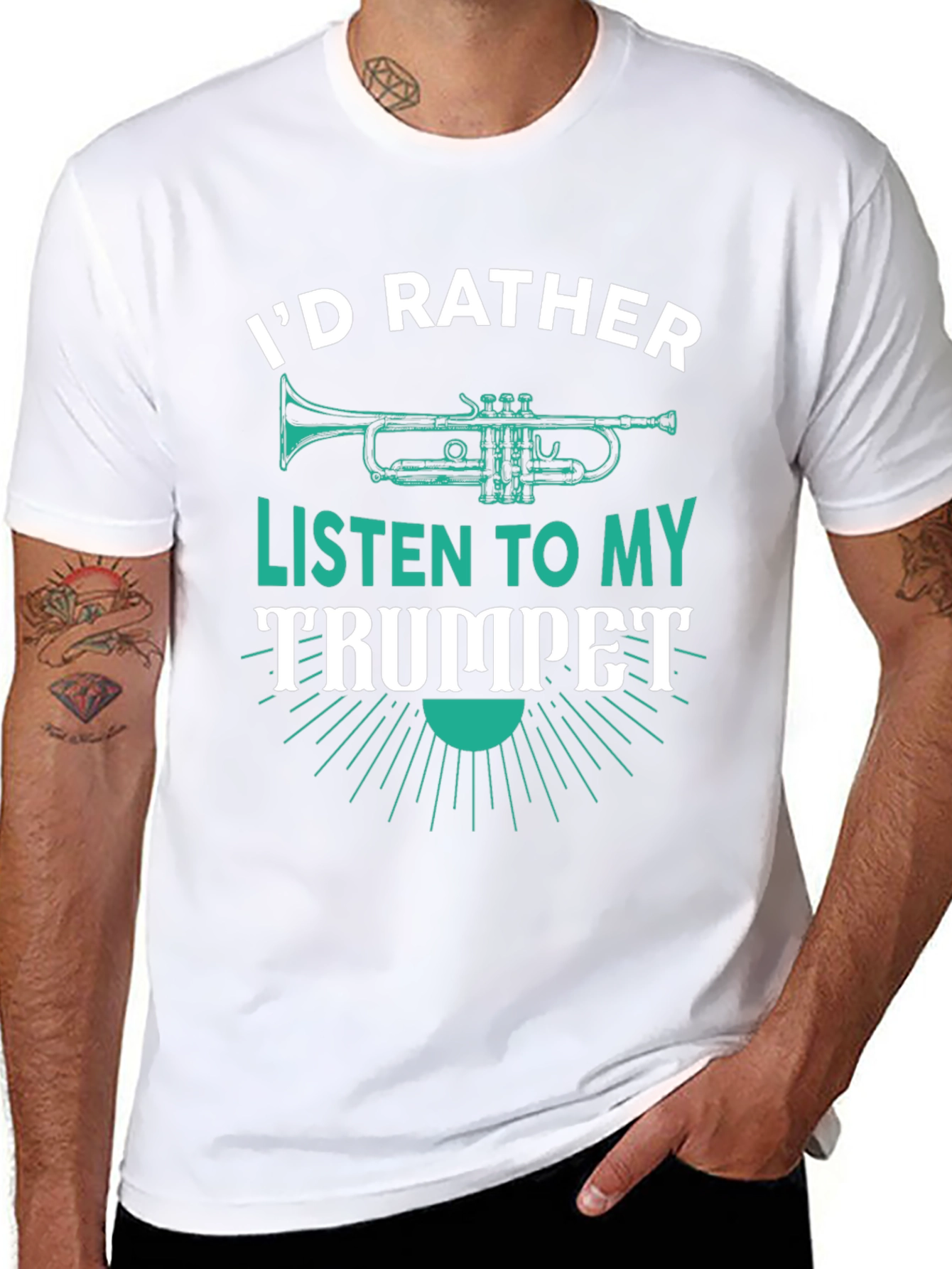 Trumpet Lover Graphic Tee