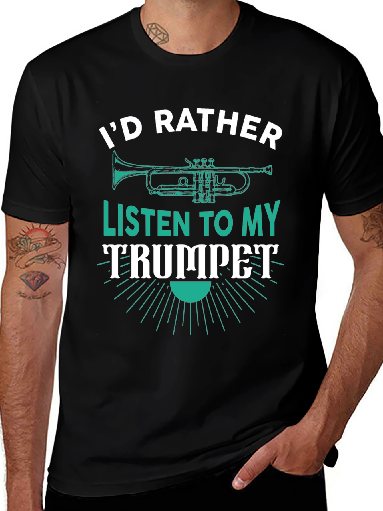 Trumpet Lover Graphic Tee