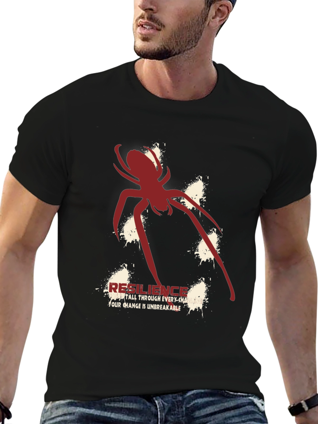 Resilience Spider Graphic Tee - Stylish Comfort Fit