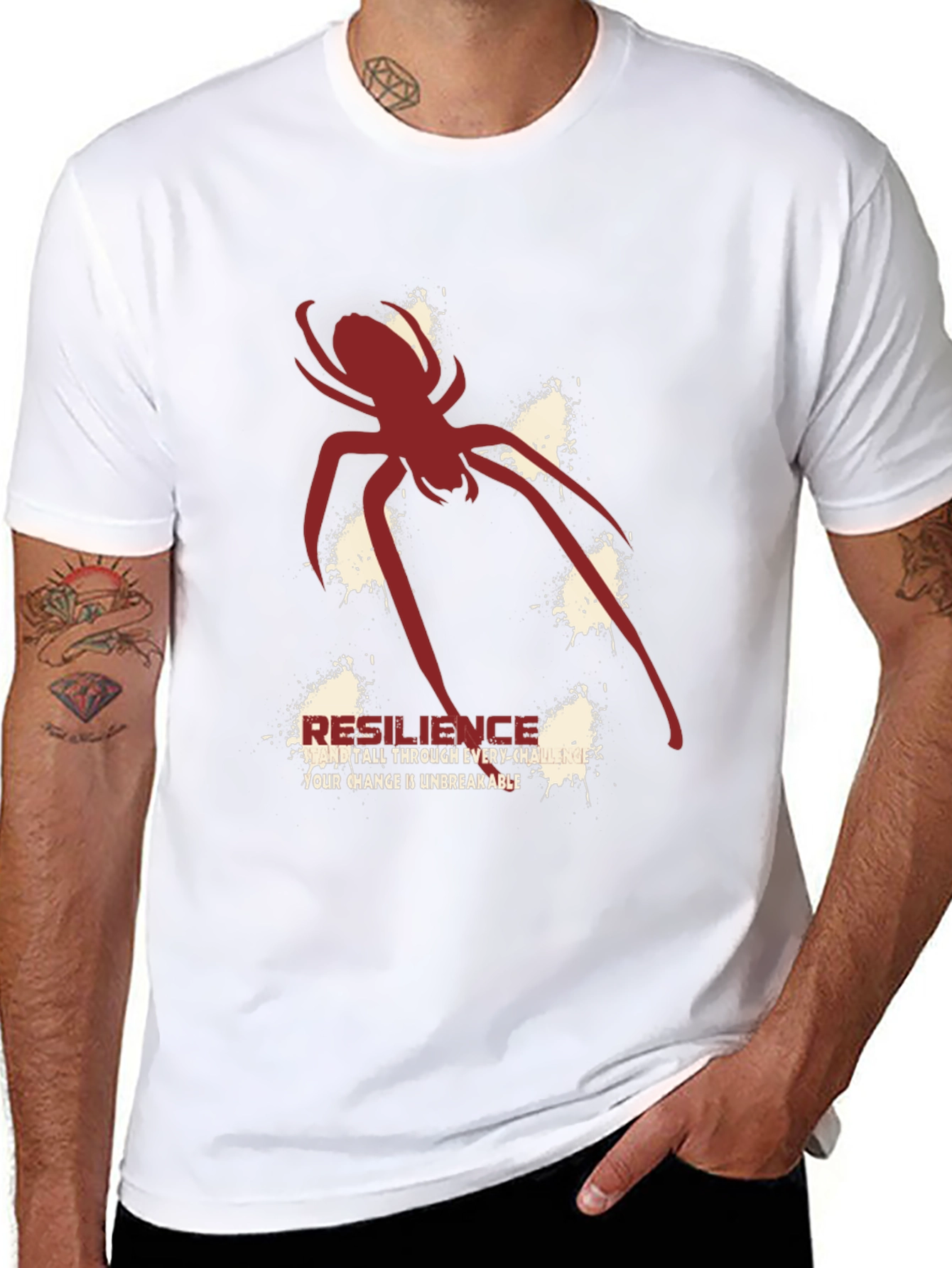 Resilience Spider Graphic Tee - Stylish Comfort Fit