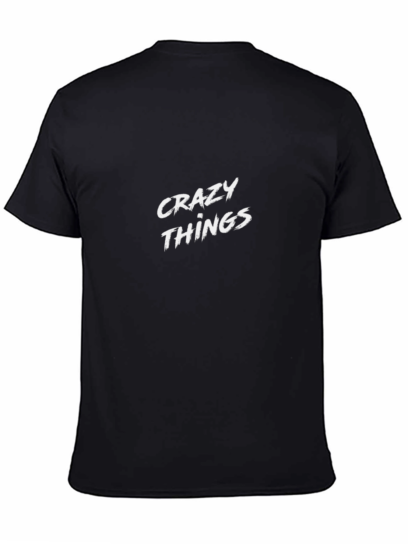 Crazy Things Black T-Shirt