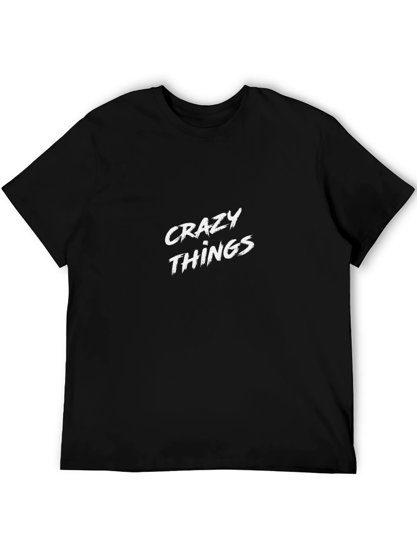 Crazy Things Black T-Shirt