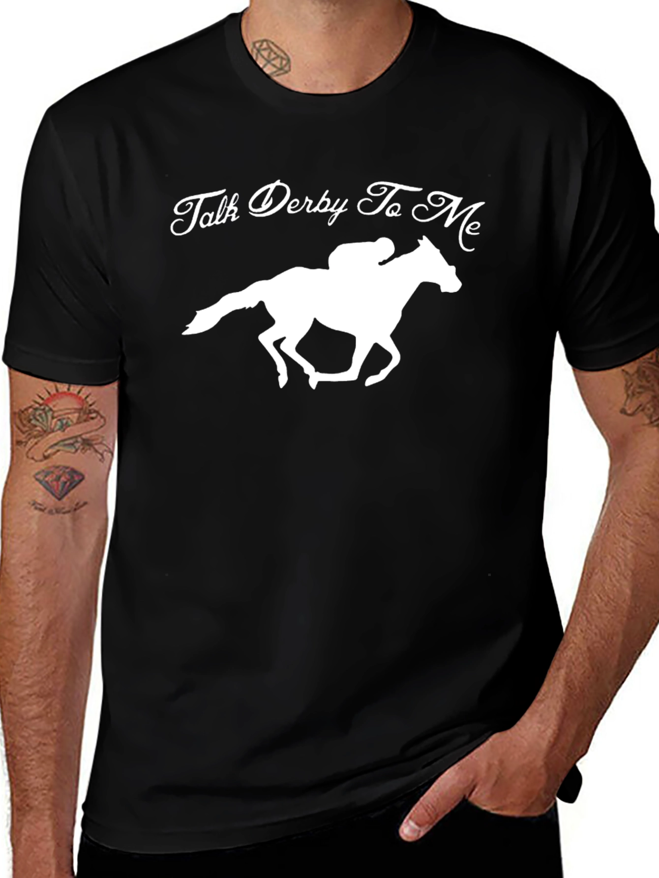 Talk Derby To Me Graphic Tee