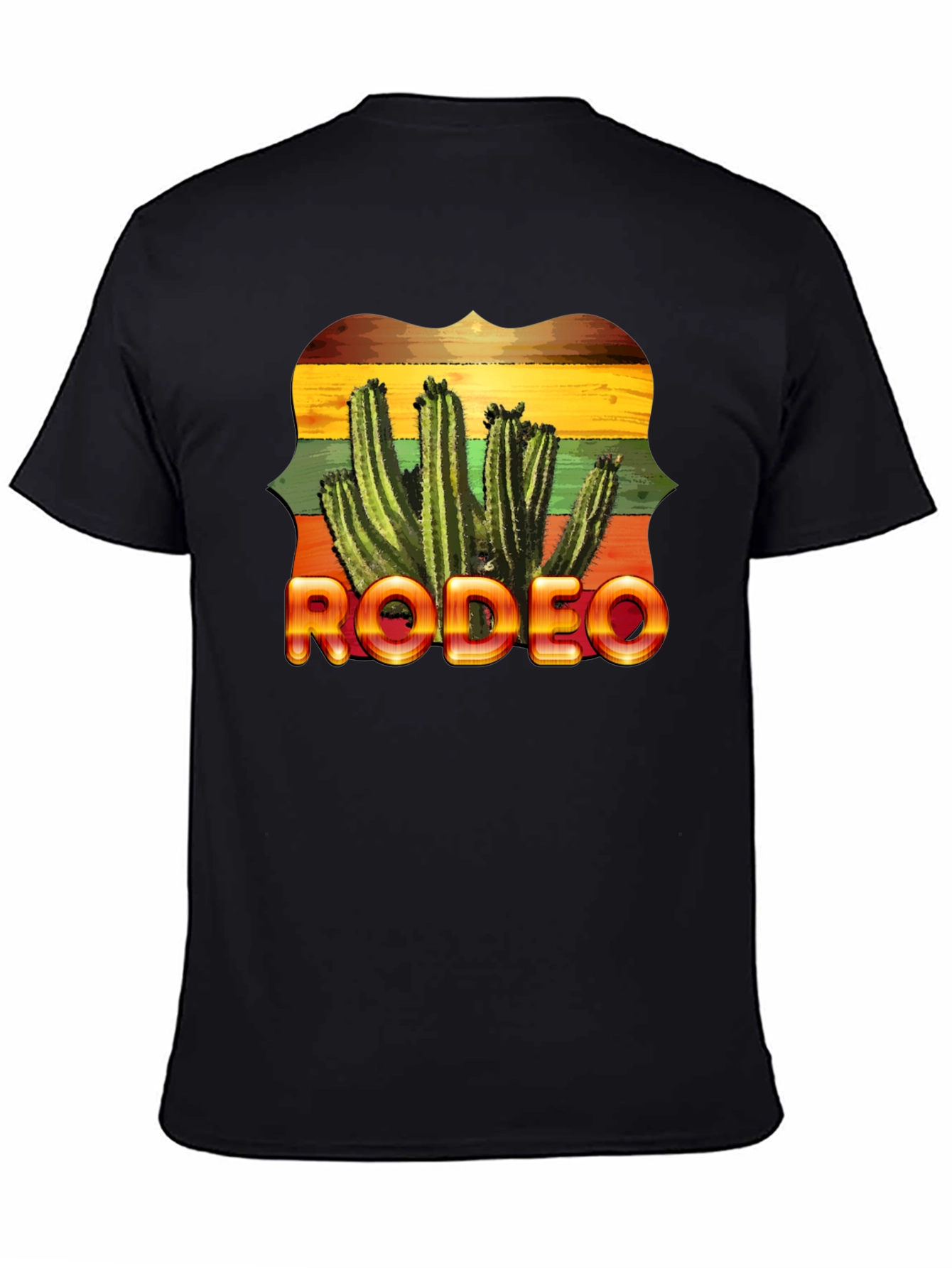 Rodeo Cactus Graphic Tee - Western Style