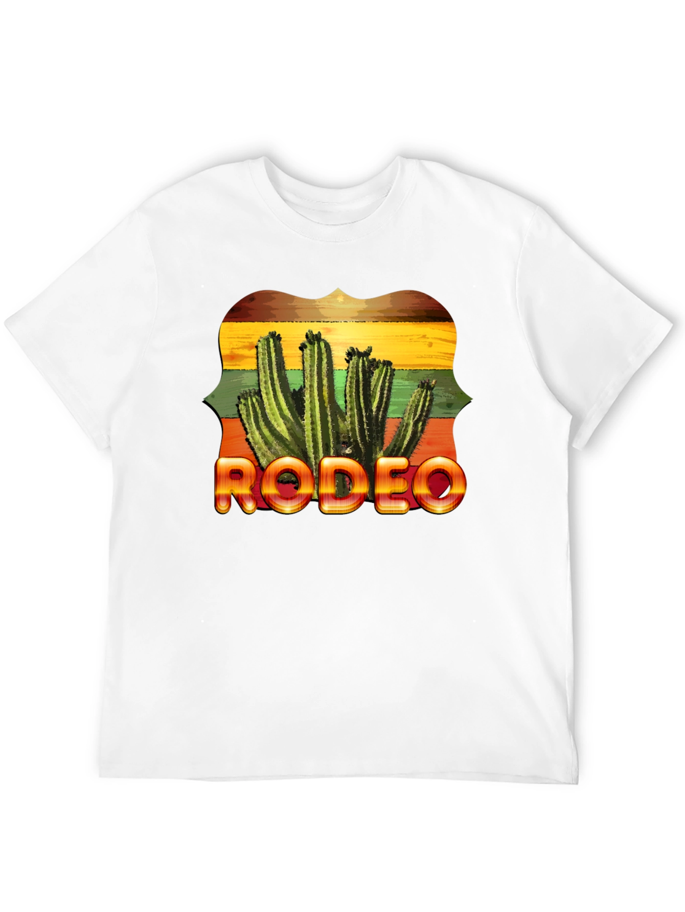 Rodeo Cactus Graphic Tee - Western Style