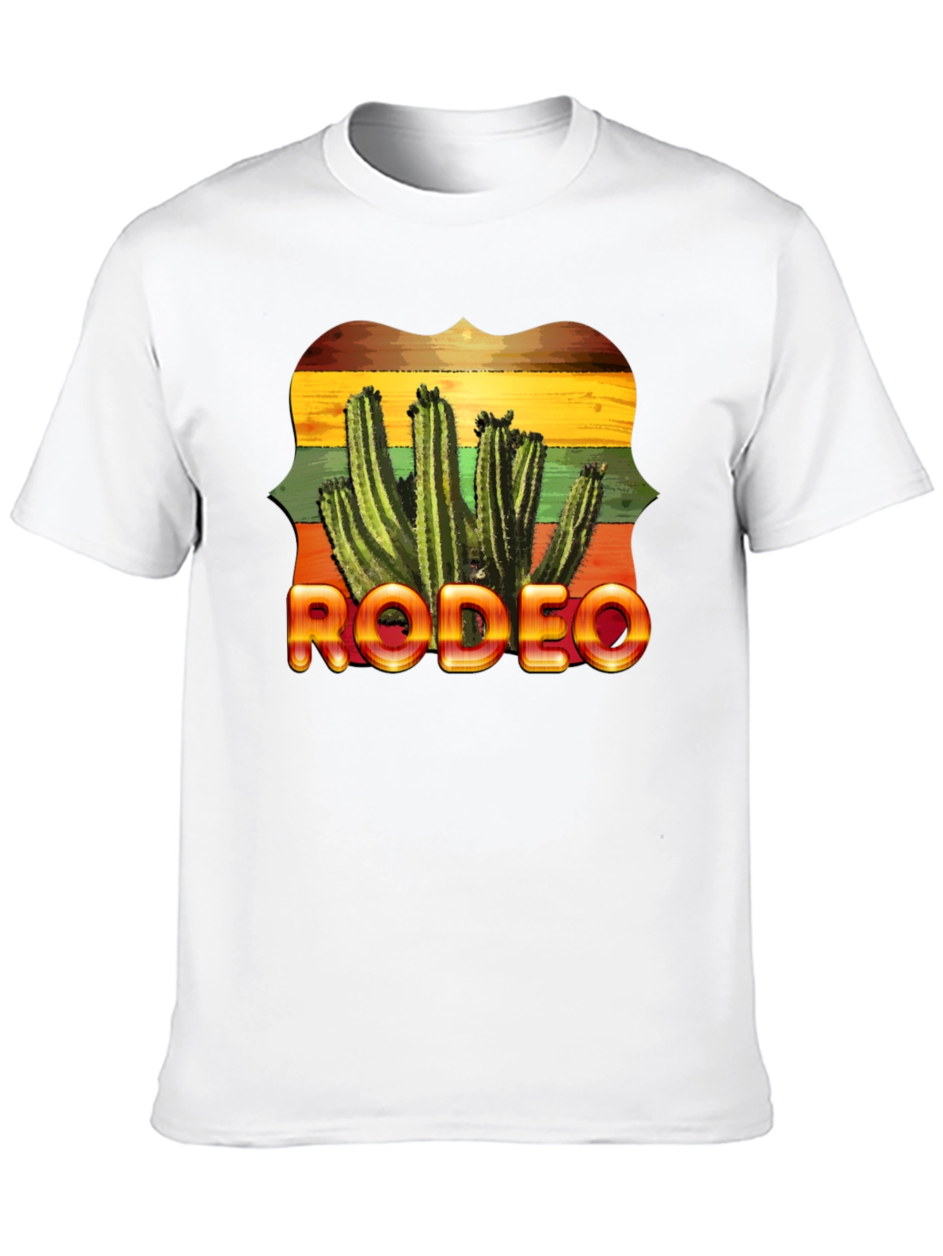 Rodeo Cactus Graphic Tee - Western Style