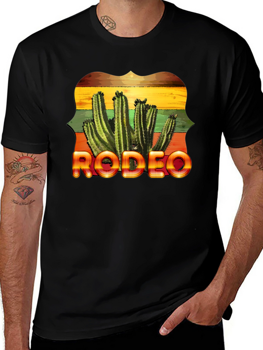 Rodeo Cactus Graphic Tee - Western Style