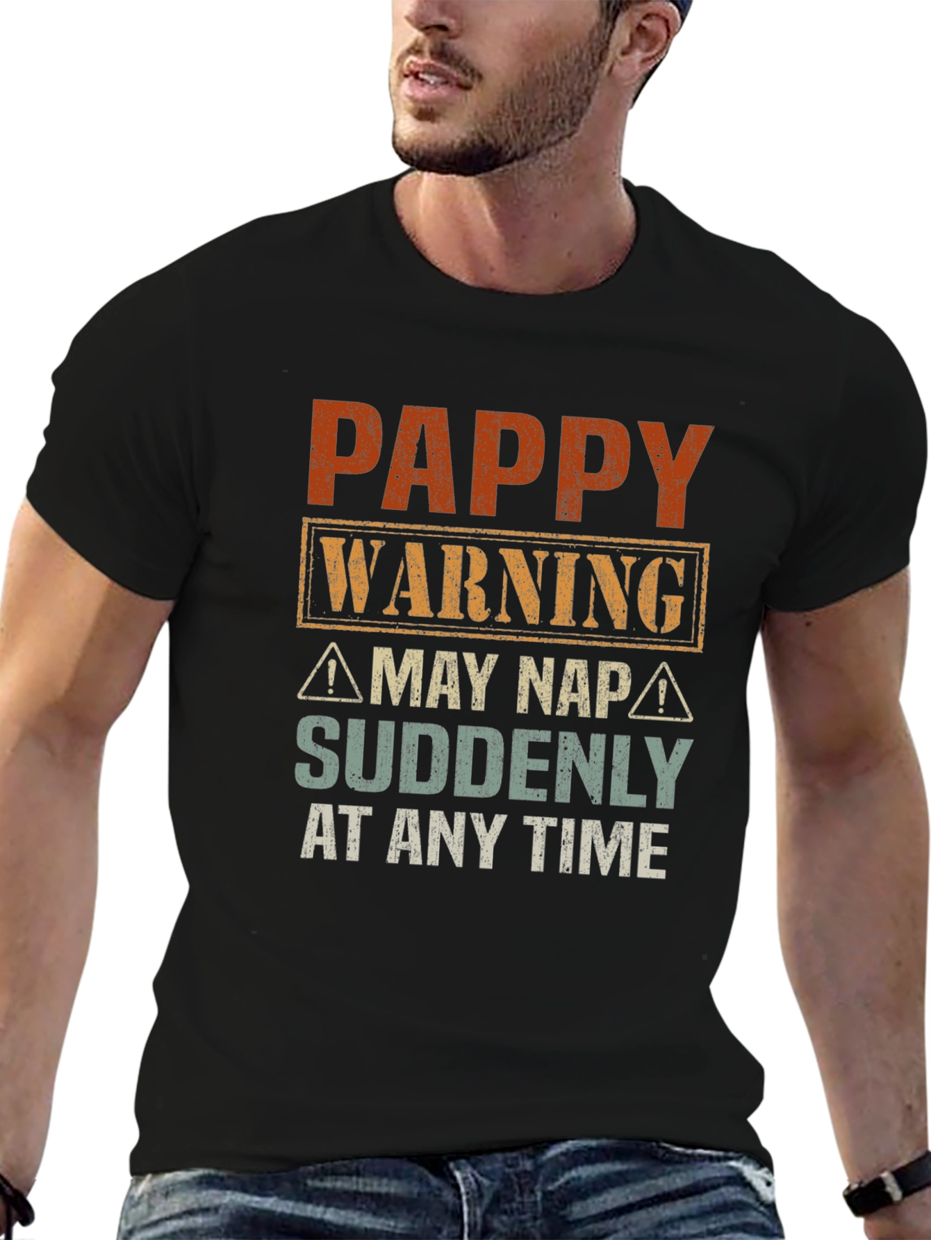 Pappy Warning Funny Graphic T-Shirt
