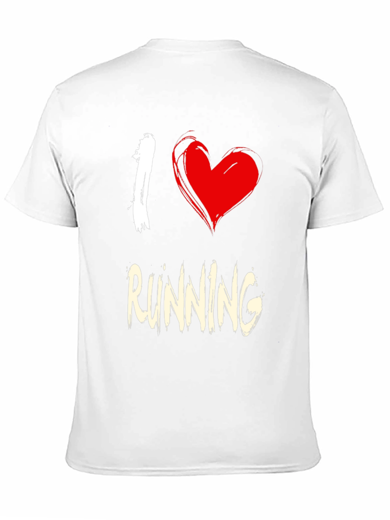 I Heart Running Black T-Shirt